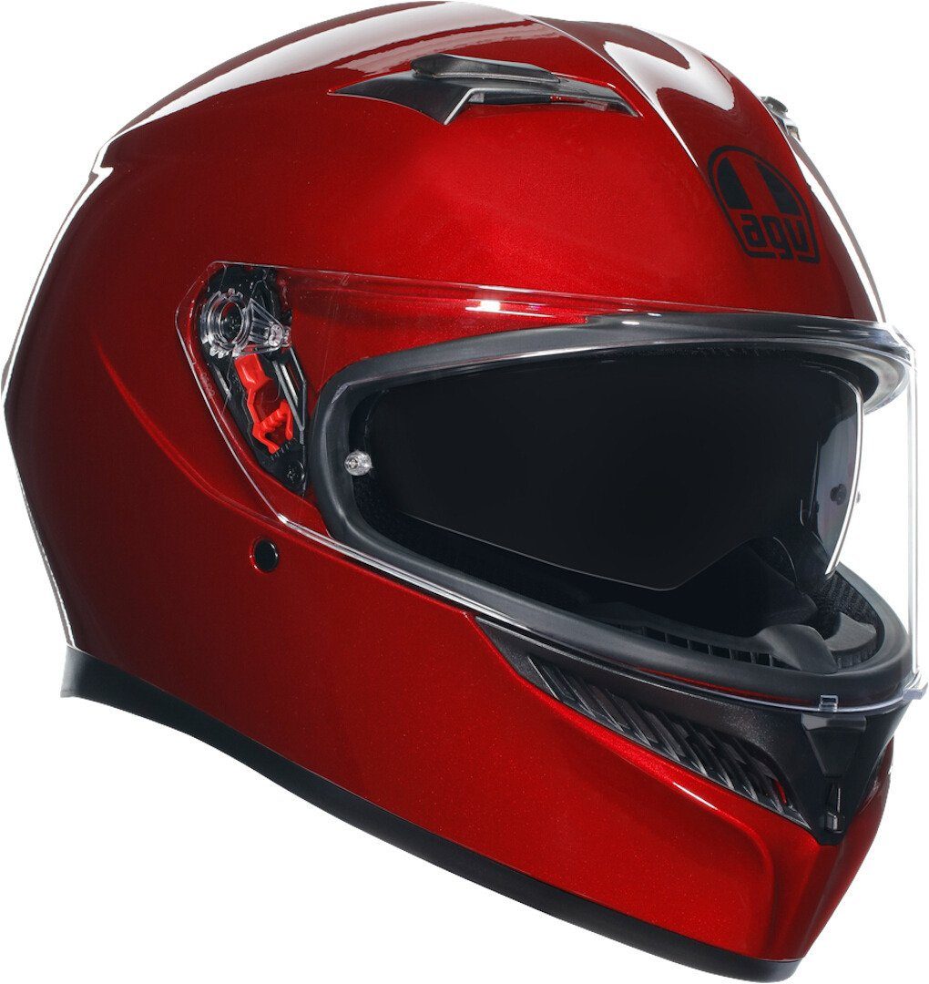 AGV Motorradhelm K3 Mono Helm, vorbereitet für Kommunikationssystem,integriertes Sonnenvisier