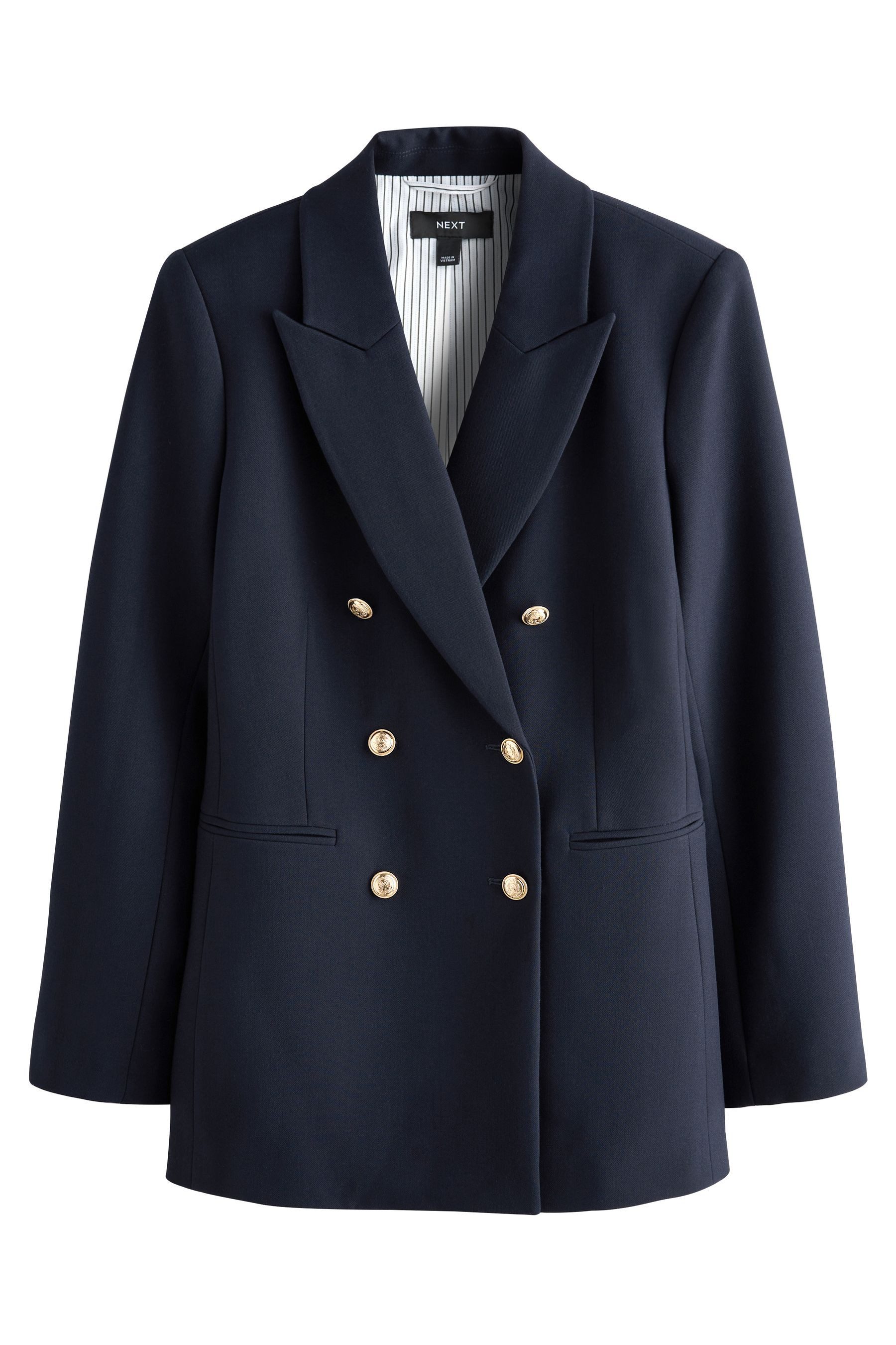 Next Military-Jacke Zweireihiger Militär-Blazer (1-St) günstig online kaufen