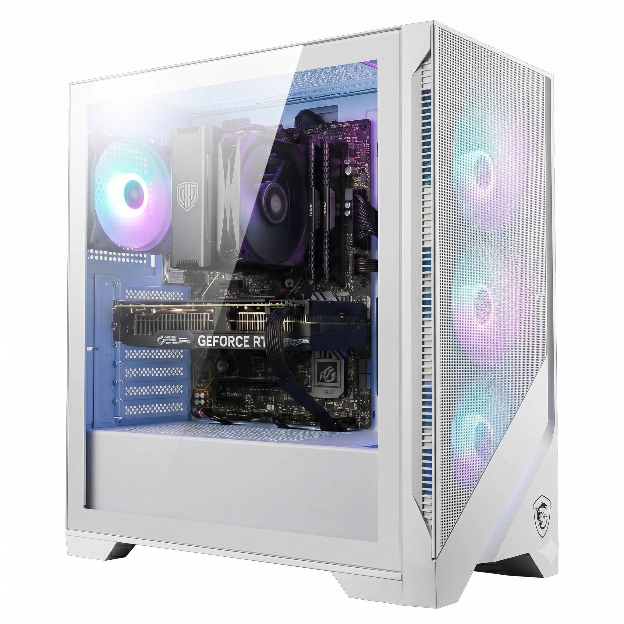 Meinpc Ryzen 7 mit RTX 5060 und DDR5 Ram Gaming-PC (AMD Ryzen 7 8700, RTX 5060, 64 GB RAM, 2000 GB SSD, Luftkühlung, Windows 11 Pro, Gamer, Gaming, RGB, DDR5 Ram)