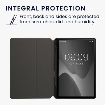 kwmobile Tablet-Hülle Hülle für Samsung Galaxy Tab S9 + / S9 FE Plus, Slim Tablet Cover Case Schutzhülle mit Ständer