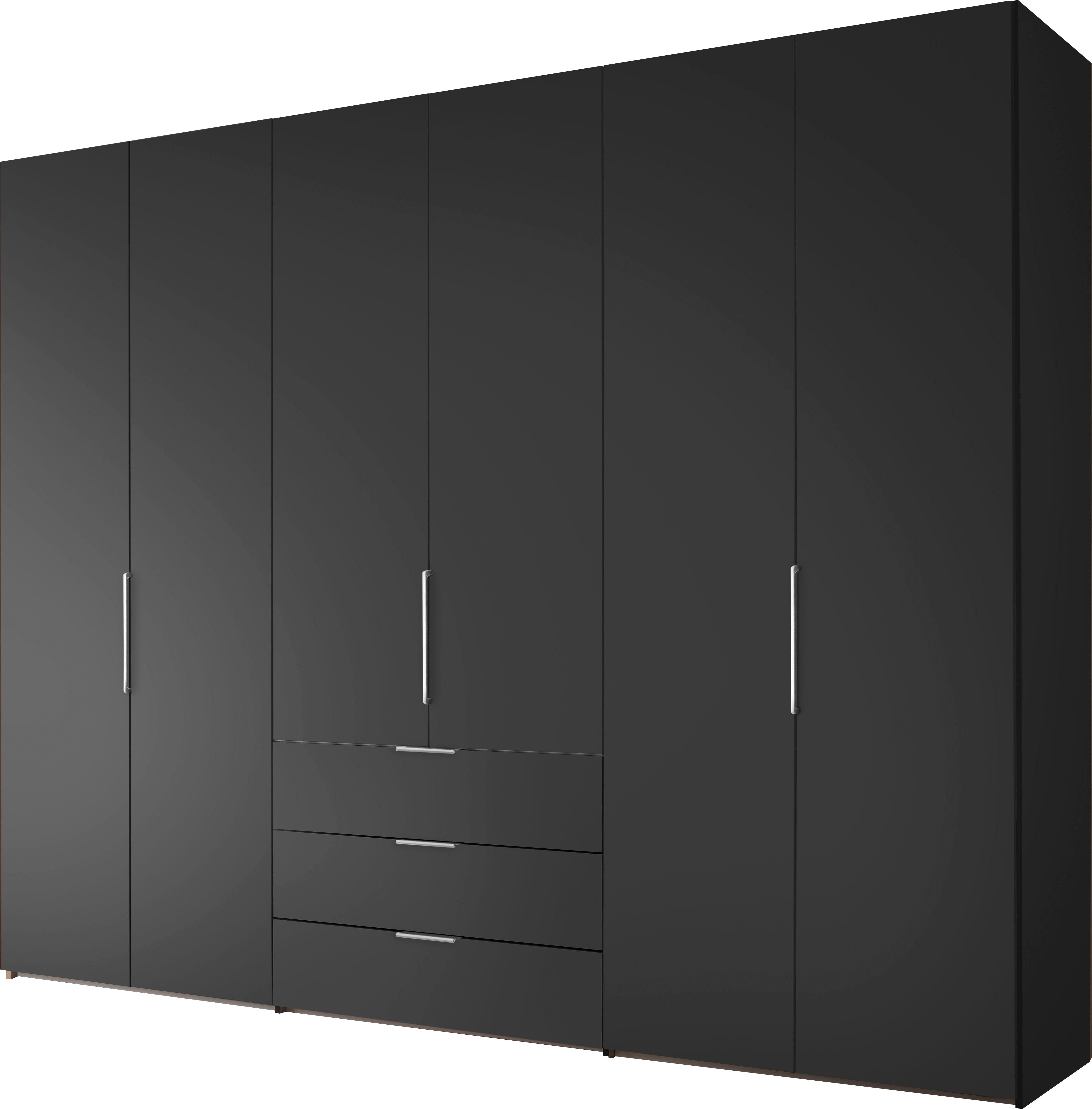 STAUD Drehtürenschrank Extenso, edles Design in hochwertiger Qualität, Made in Germany mit 3 Frontschubkästen