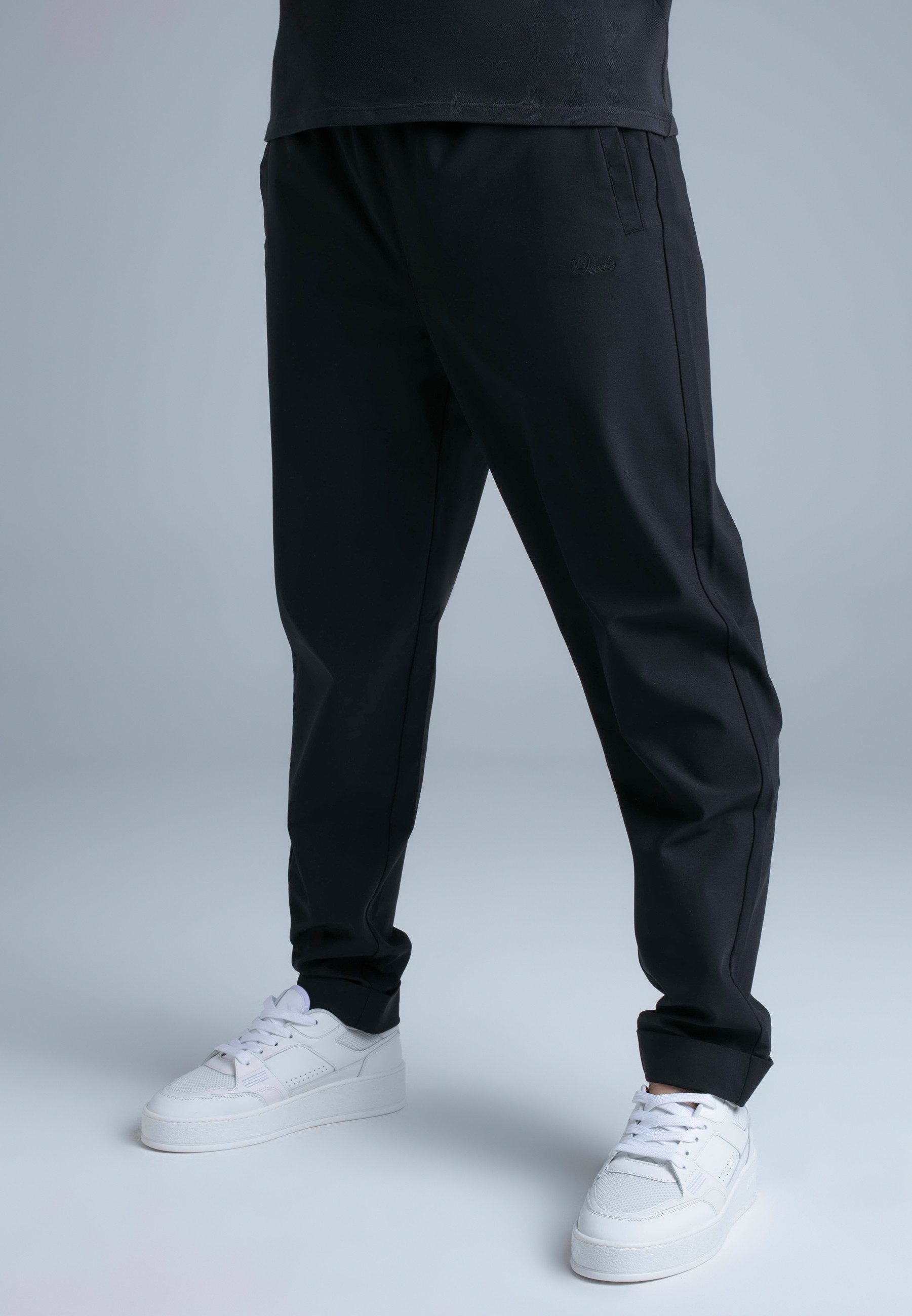 Siksilk Jogger Pants SikSilk Herren Schwarz Smart Pants