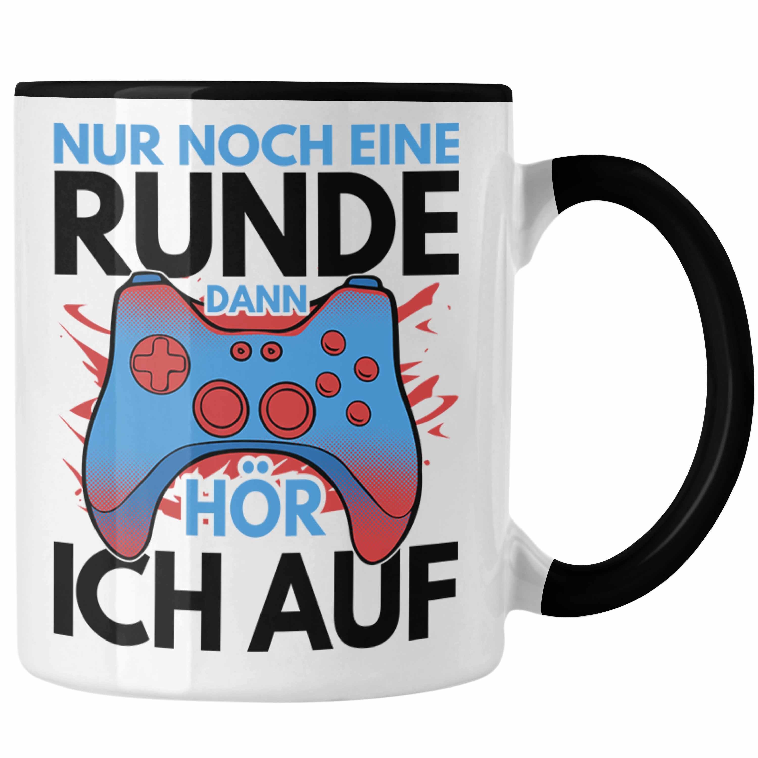 Trendation Tasse Trendation - Noch Eine Zocker Gamergirl Geschenkidee Tasse Lustige Nur Geschenk Geburtstag Schwarz Gamer Gamer Runde