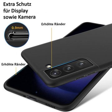 FITSU Handyhülle Slim Case für Samsung Galaxy S23 Plus Hülle Schwarz, Ultradünne Handyschale Slim Case Cover Schutzhülle mit Kameraschutz
