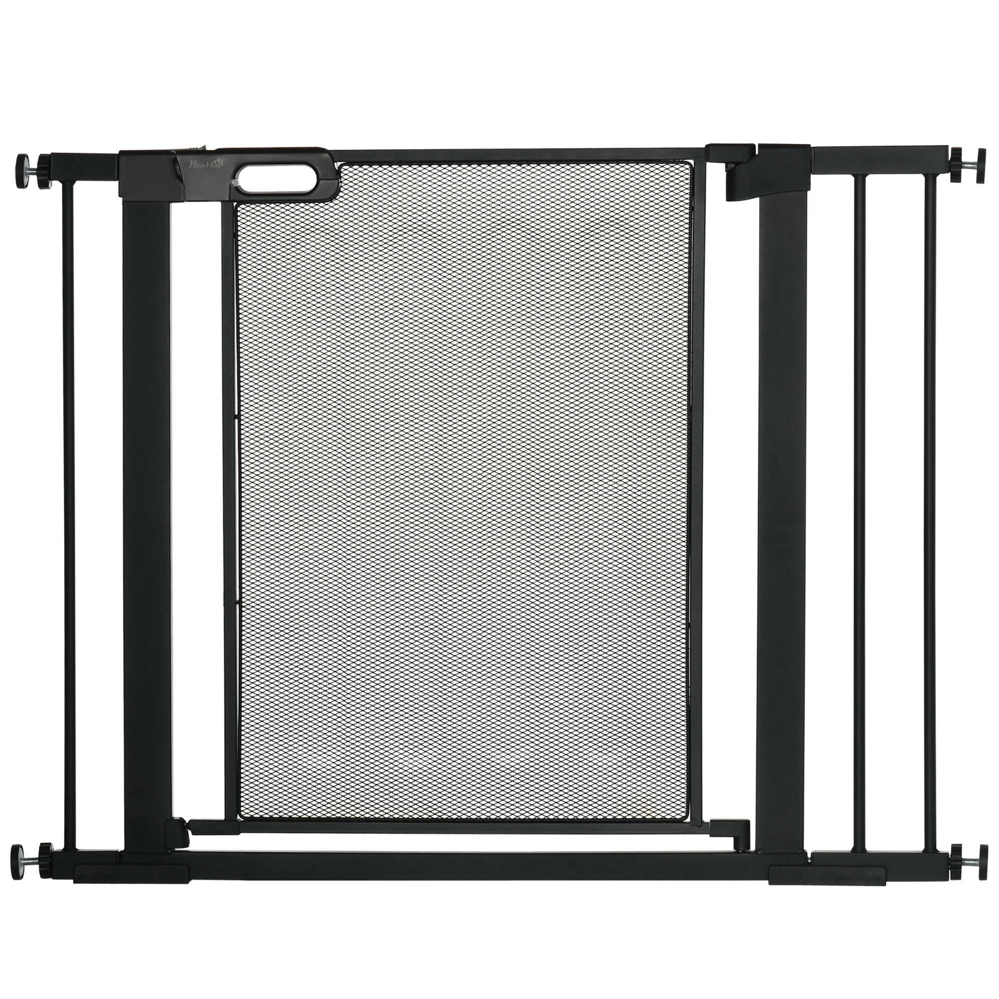 PawHut Hundegitter 75103 cm Breite Absperrgitter, AutoClose, ohne