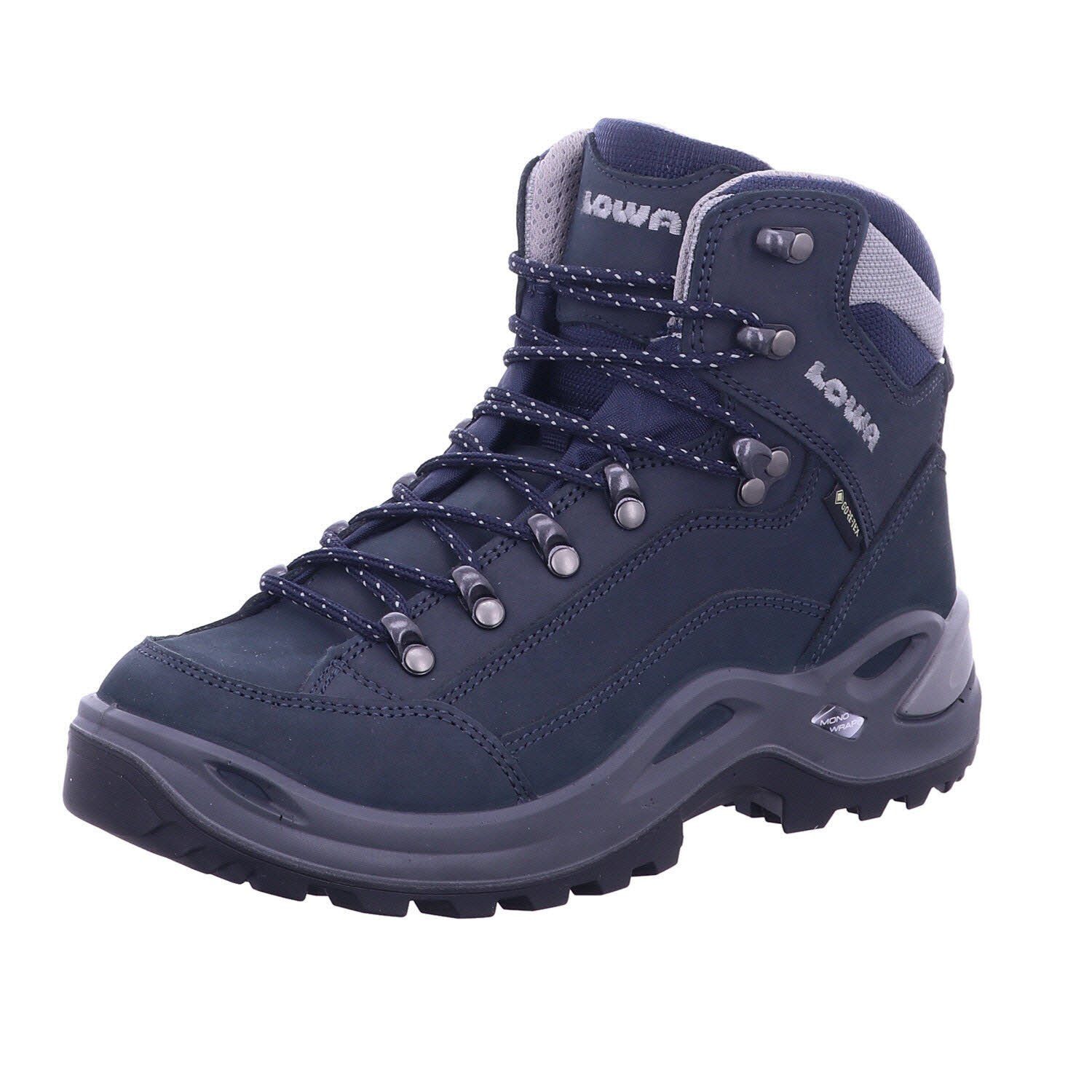 Ws (1-tlg) Tragekomfort navy/grau GTX Lowa Wanderstiefel und mit bestem Geh- MID RENEGADE