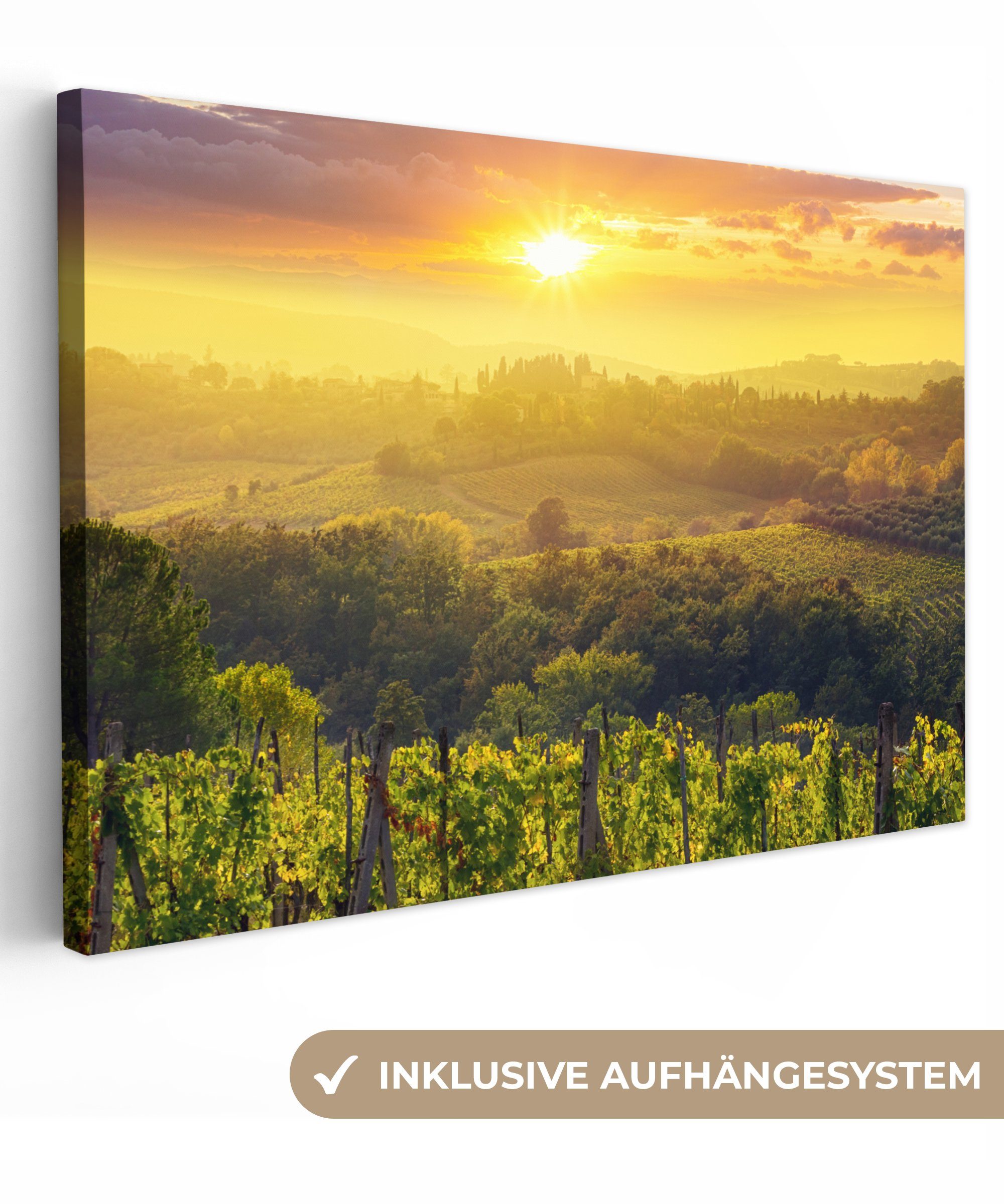 OneMillionCanvasses® Leinwandbild Toskana - Italien - günstig online kaufen