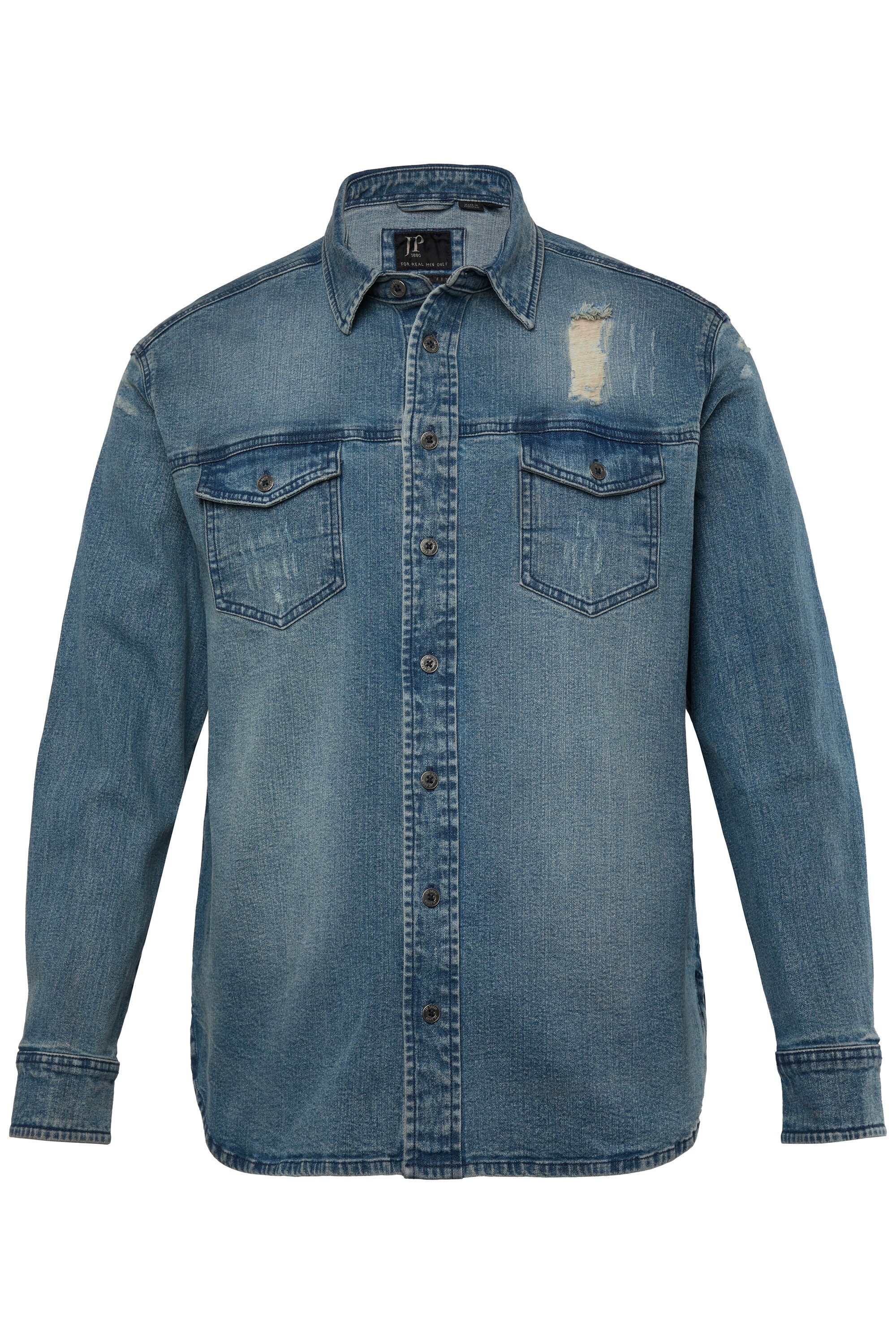 JP1880 Businesshemd JP 1880 Jeanshemd FLEXNAMIC® günstig online kaufen