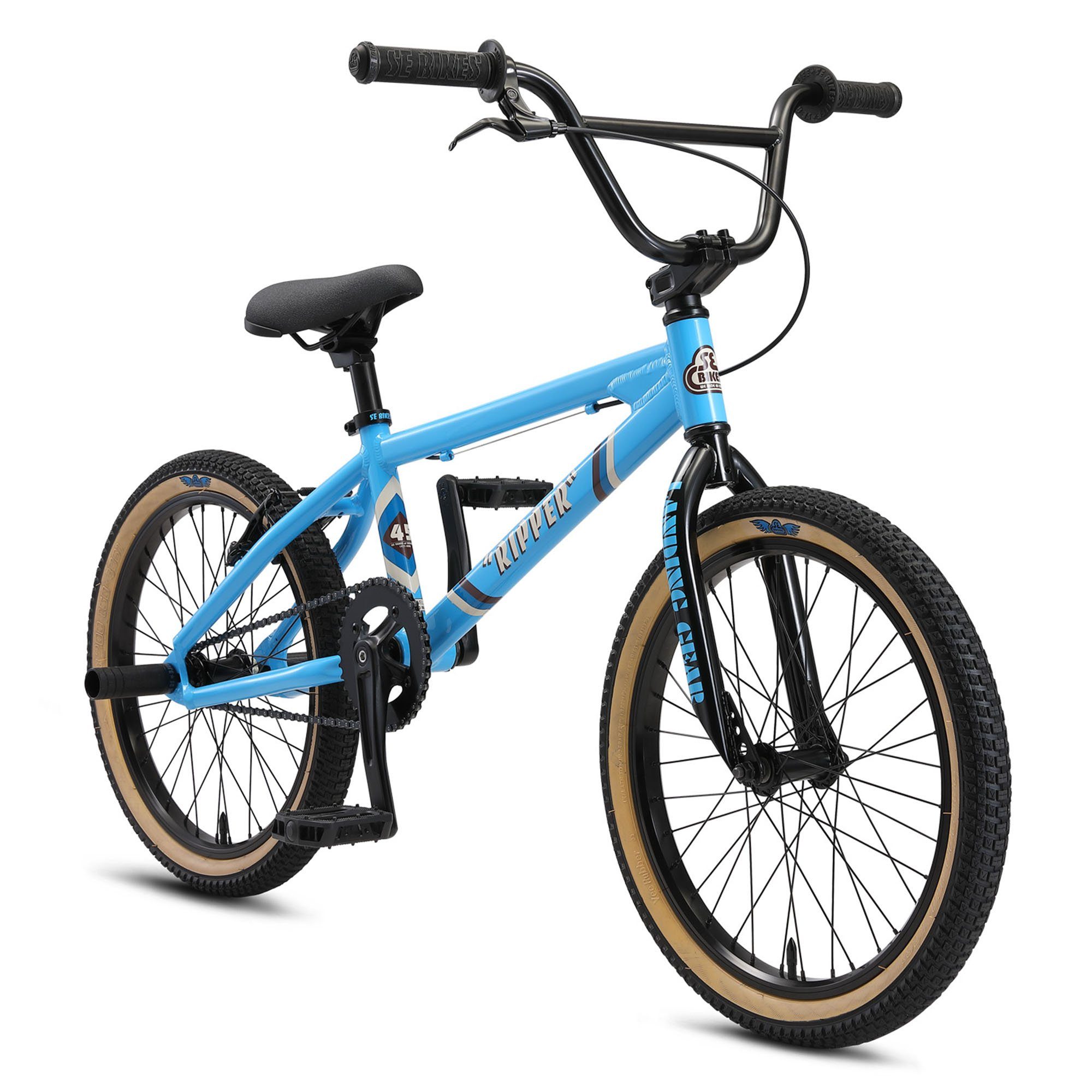 SE Bikes BMX-Rad Ripper, 1 Gang, ohne Schaltung, Ripper BMX 20" Erwachsene Jugendliche 140-165cm Fahrrad Freestyle Rad SE blue