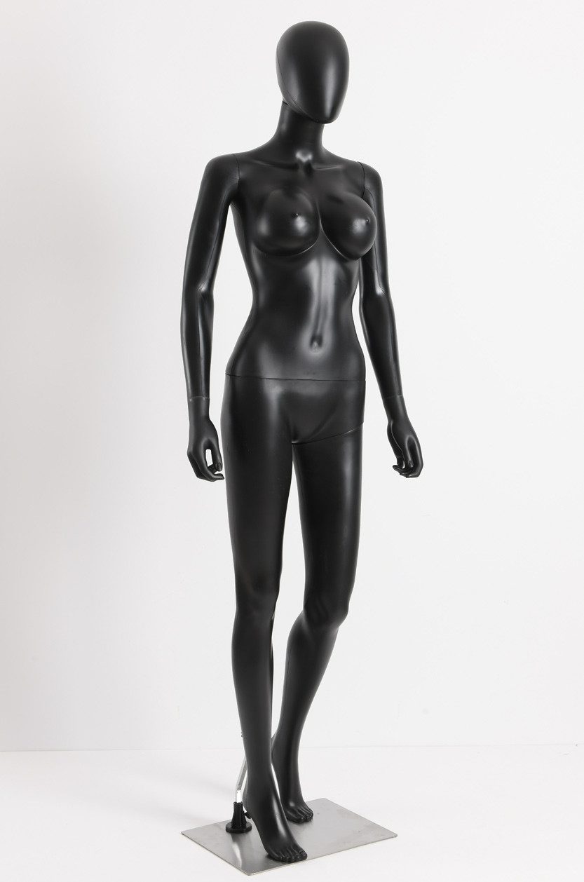 Eurohandisplay Schneiderpuppe Schaufensterpuppe weiblich großer Brustumfang mit Metallplatte, Schaufensterpuppe