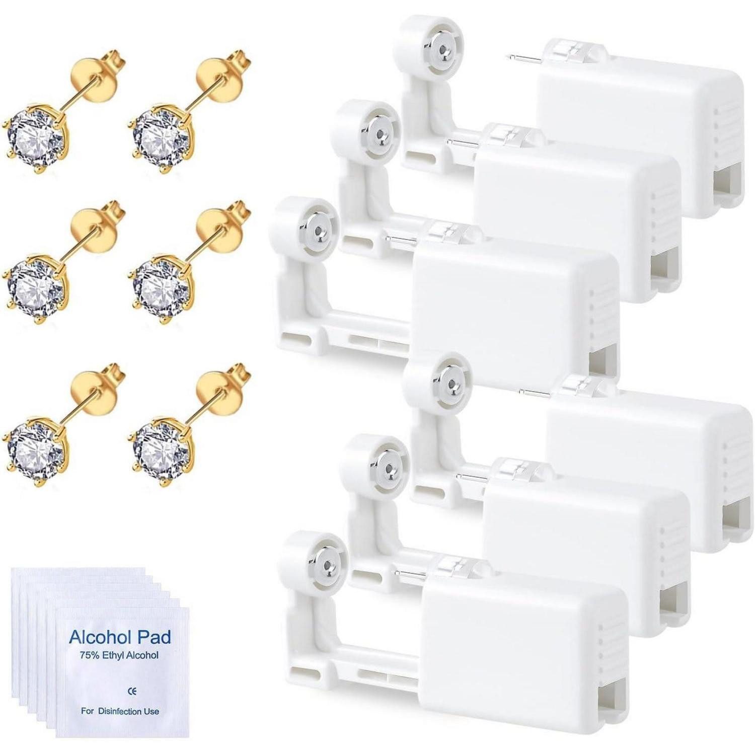 LuxusKollektion Eierpiekser Ohrlochstechpistole Einweg Steril Piercing Ohrstecker 3 Farben