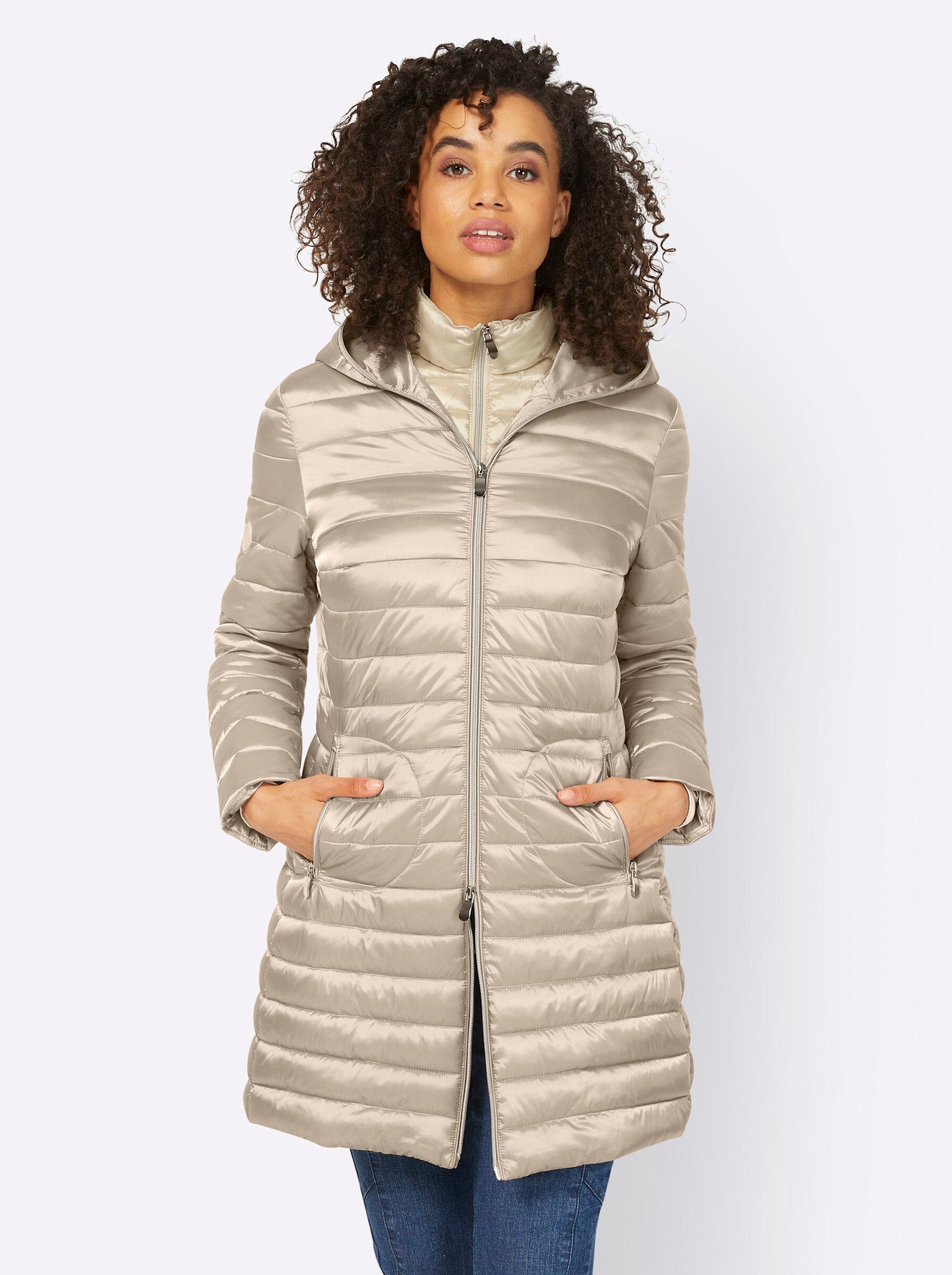 heine Allwetterjacke Steppjacke Langarm günstig online kaufen