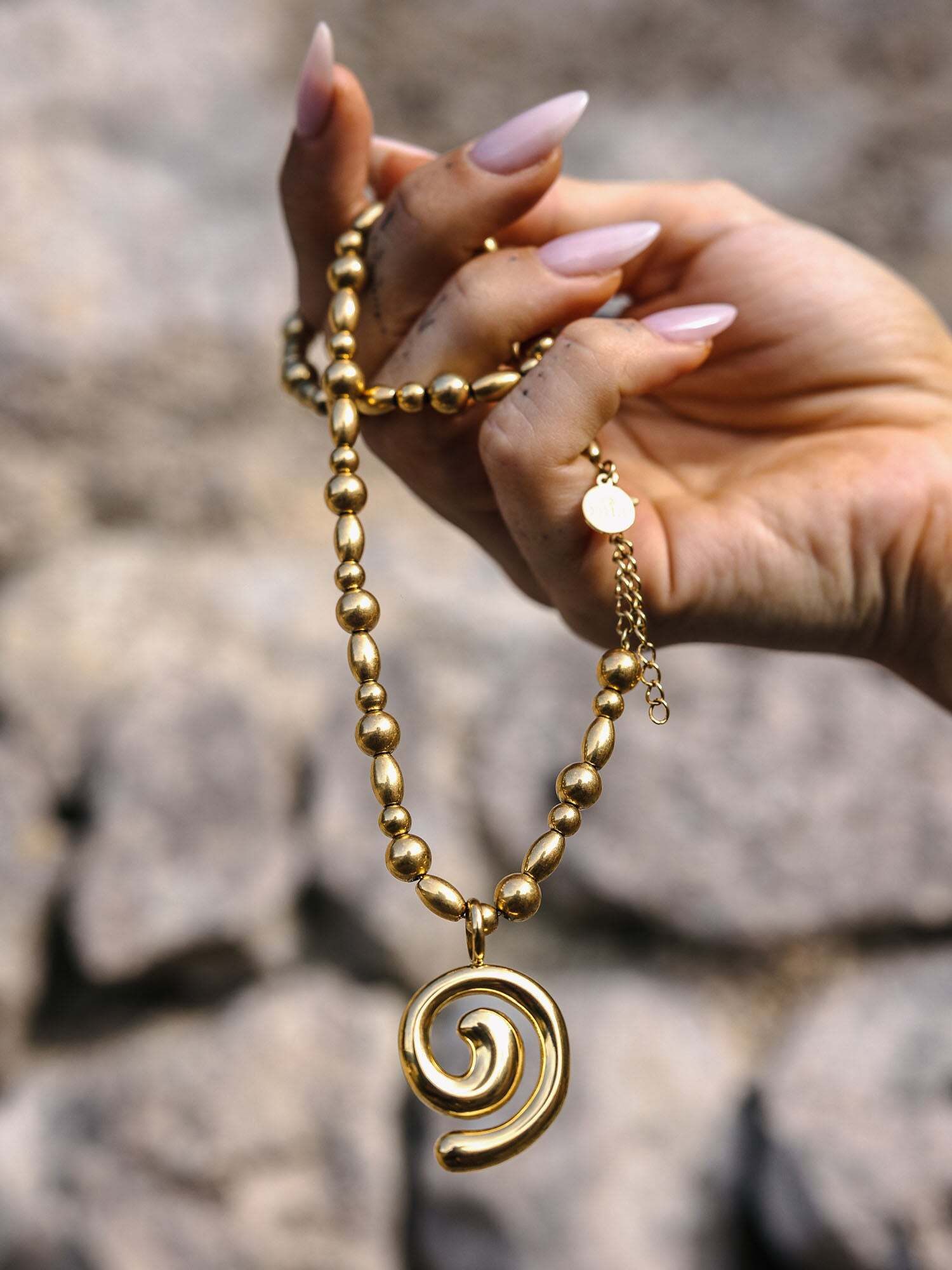 Purelei Kette mit Anhänger Swirl (Kette)