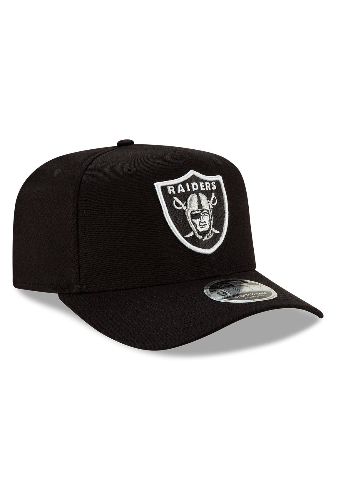 Weiß New OAKLAND Schwarz Cap Cap New Era 9Fifty Team RAIDERS Era Snapback Stretch Snapback