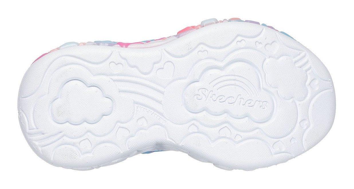 Skechers ETERNAL HEART LIGHTS Lauflernschuh Blink,-Klettschuh mit Herz-Applikation, Größenschablone zum Download