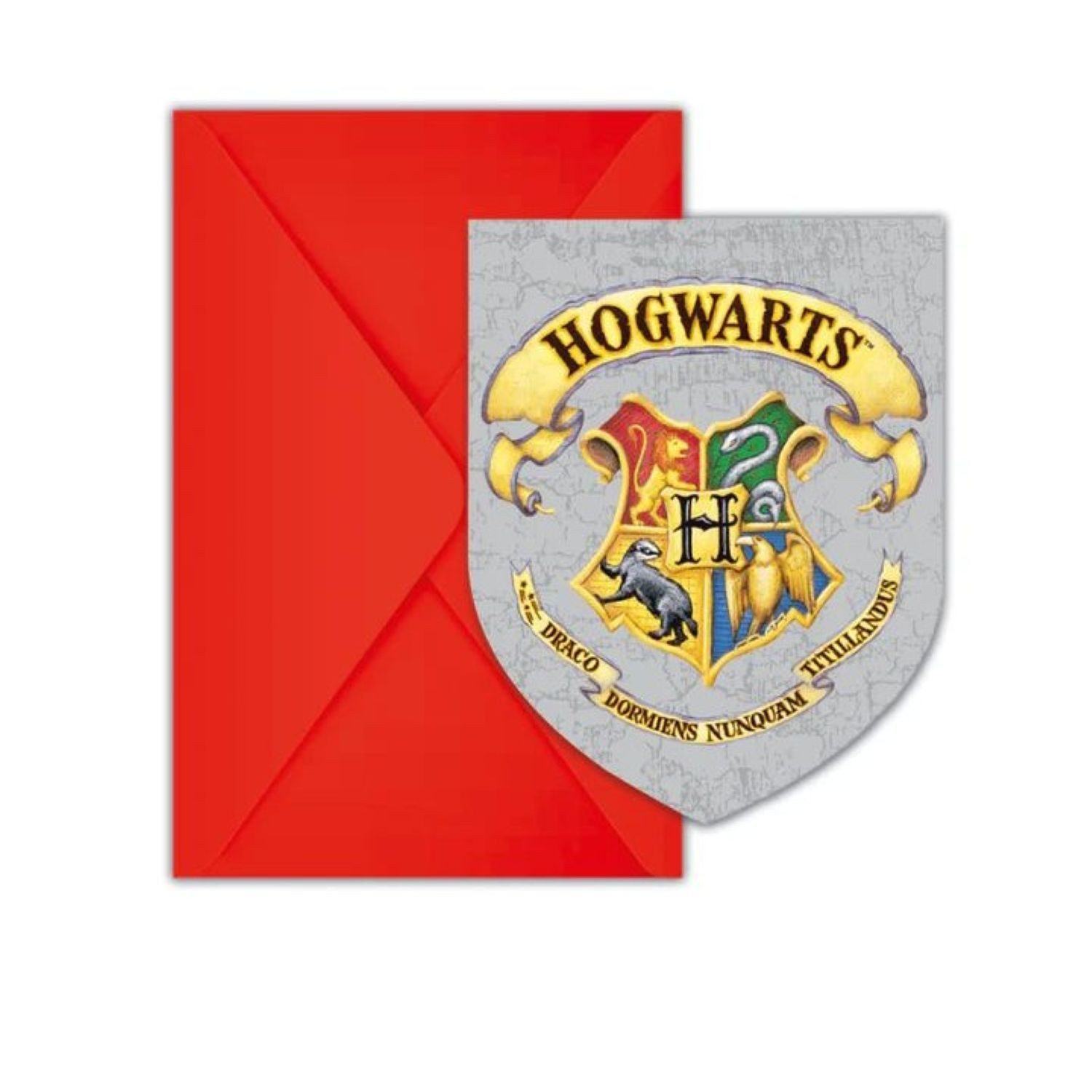 Procos Einladungskarten Einladungskarten Harry Potter, 6 Stück FSC