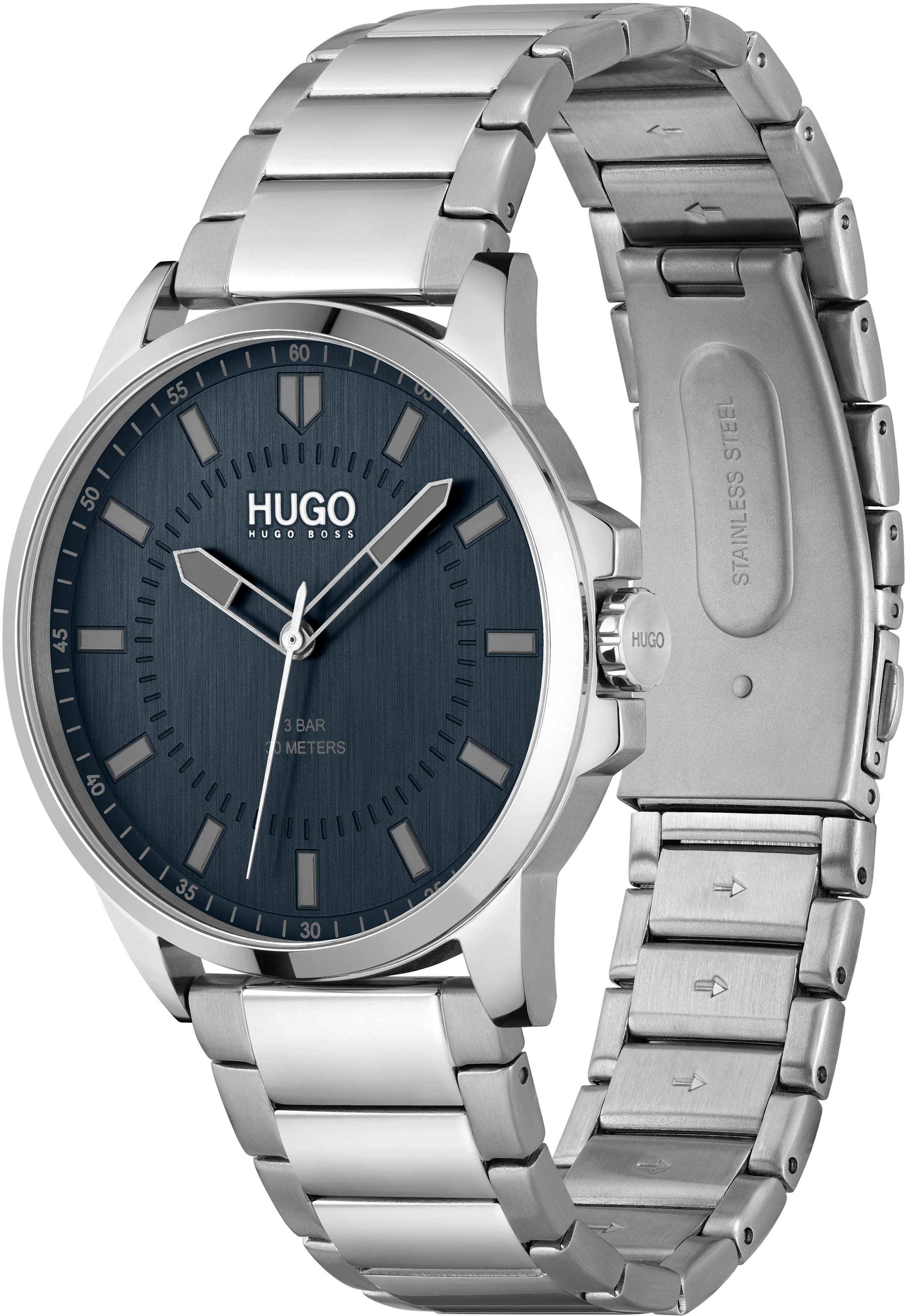 HUGO Quarzuhr #FIRST 1530186, Armbanduhr, Herrenuhr, günstig online kaufen