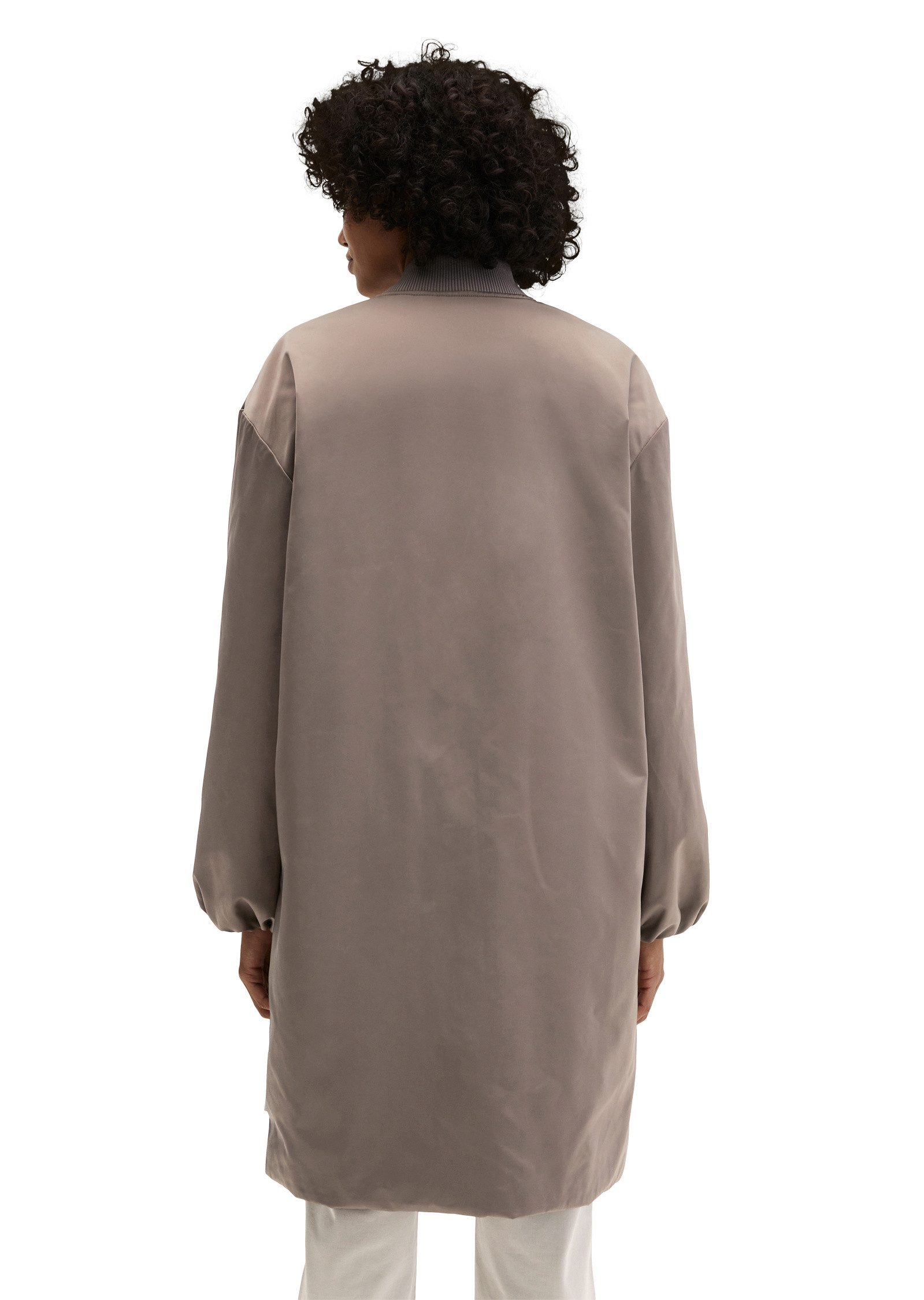 Marc O'Polo Kurzmantel aus recyceltem Polyester-Twill