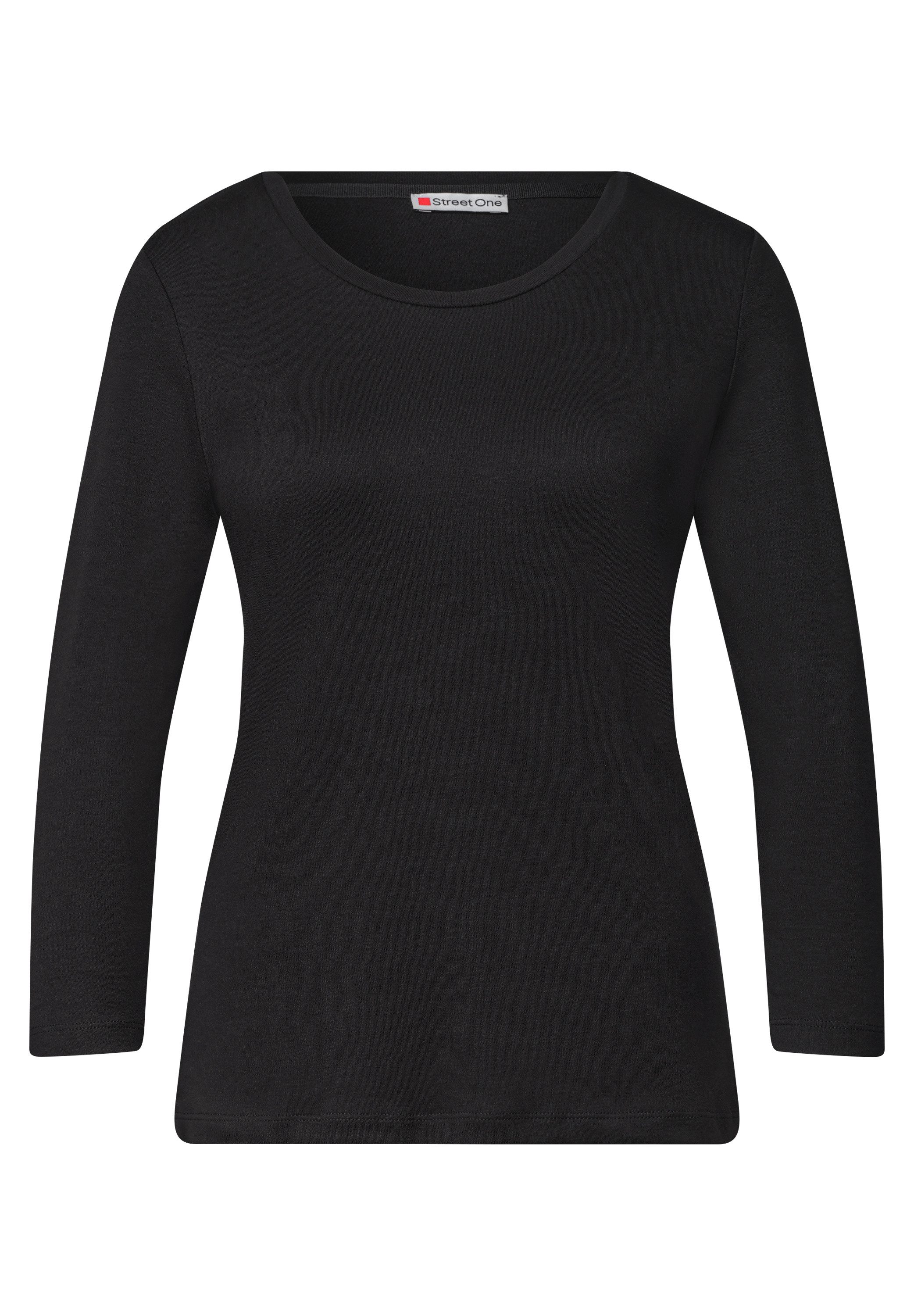 STREET ONE 3/4-Arm-Shirt mit Rundhalsausschnitt – Bild 4 von 5