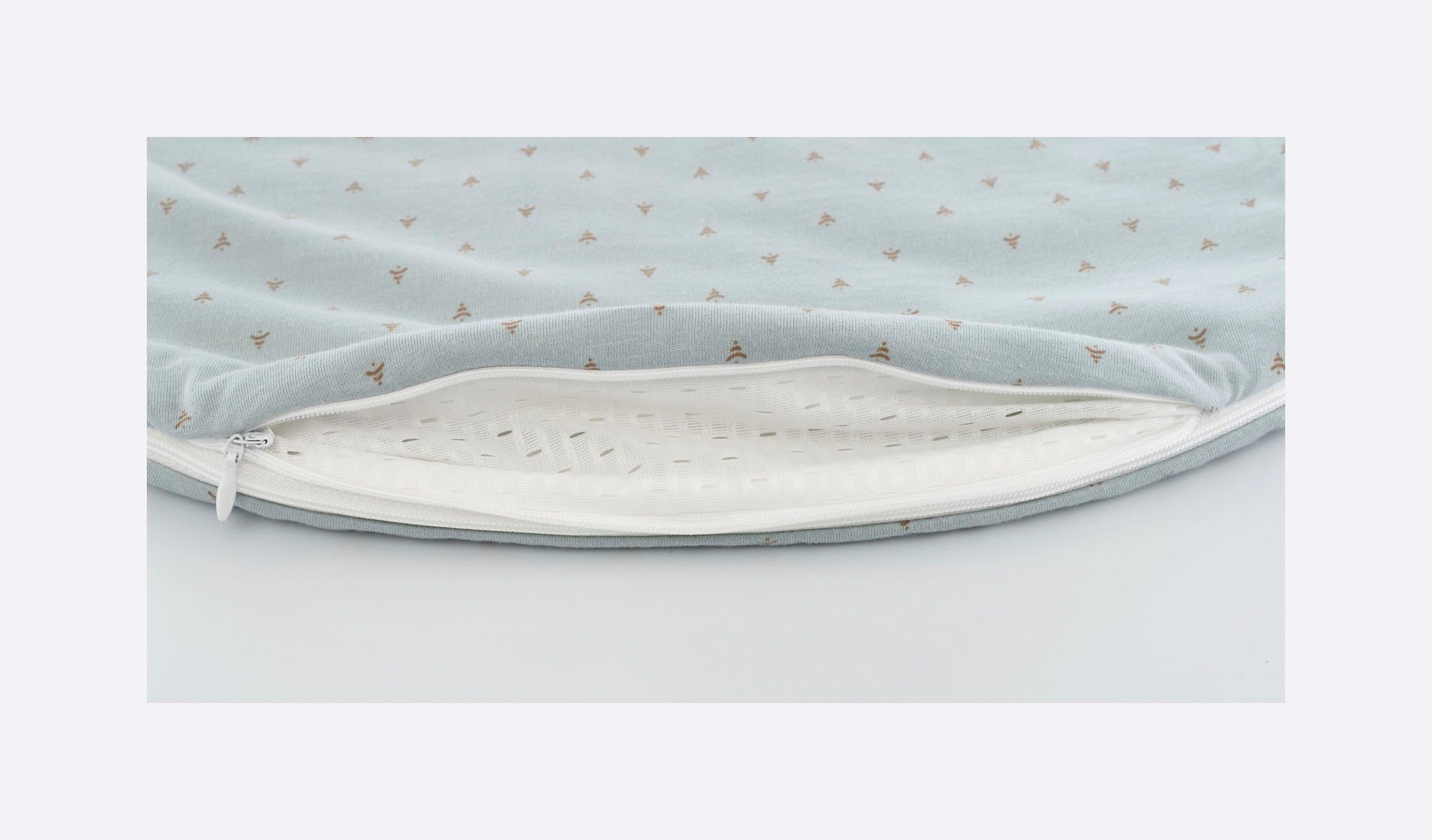 Träumeland Babyschlafsack Außenschlafsack LIEBMICH Twister, in cm Größen 50/56-80/83 den blau