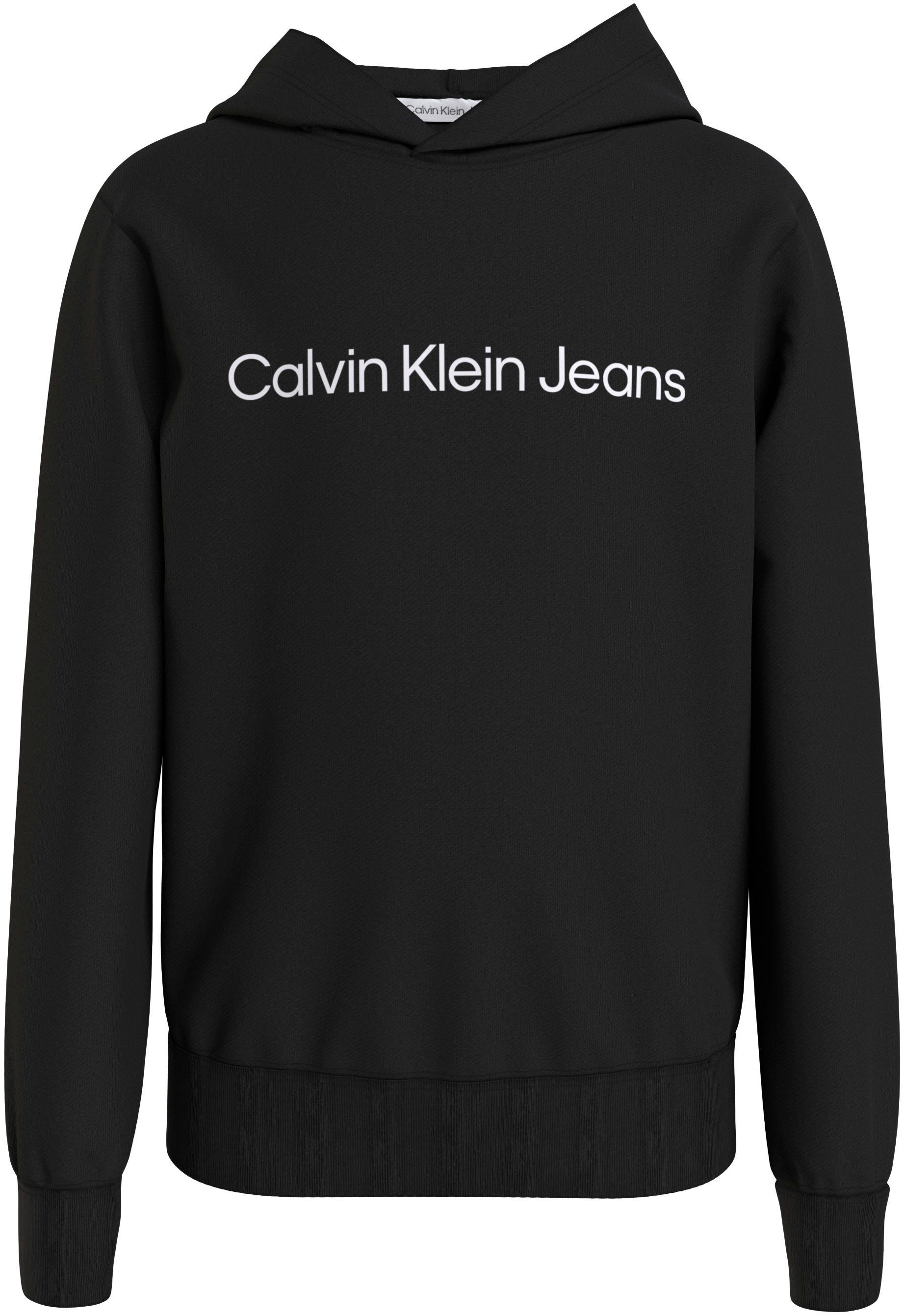 Klein Calvin Kapuze mit Jeans LOGO TERRY Sweatshirt REG. HOODIE INST.