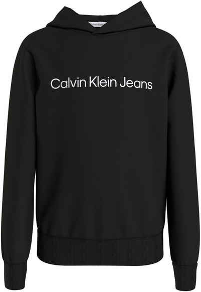 Calvin Klein Jeans Sweatshirt INST. LOGO REG. TERRY HOODIE für Kinder bis 16 Jahre