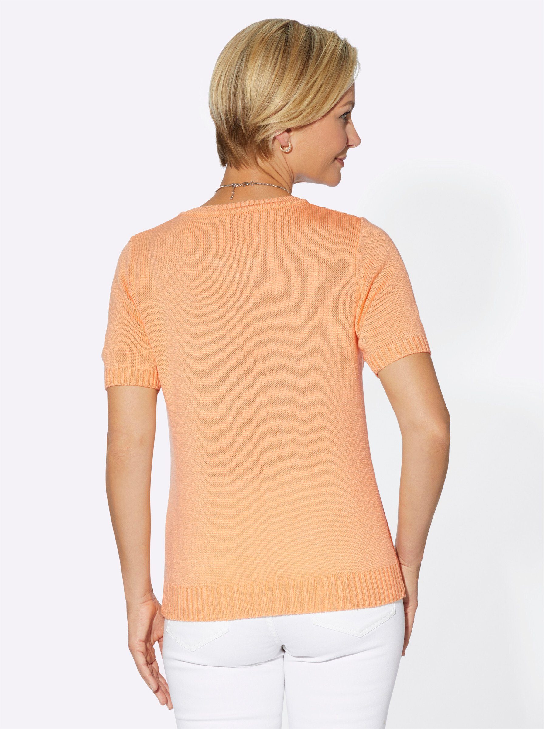 WITT Strickpullover WEIDEN apricot