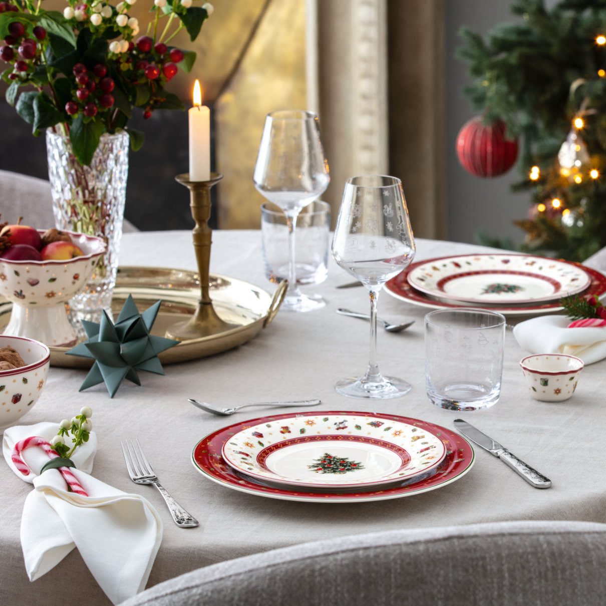 Villeroy & Boch Papierserviette Winter Specials Weihnachtsdekoration, 33x33 cm – Bild 4 von 5