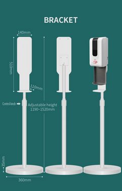 Actiforce Desinfektionsmittelspender Touchless Clean, (Komplettset, Nachfüllbar, automatisch mit Sensor), 1200 ml