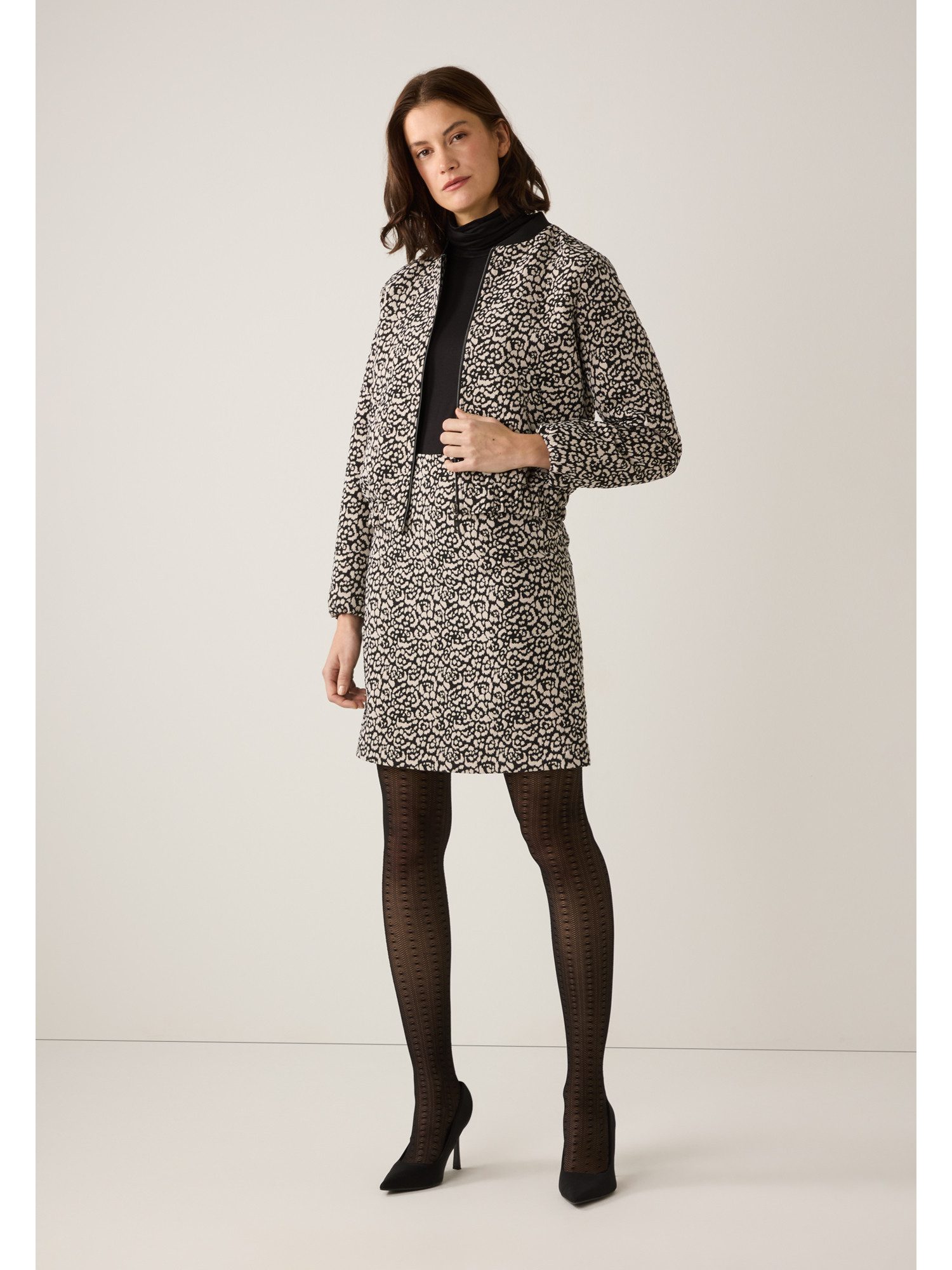 MORE&MORE Blouson stylisher Blouson, Leo-Muster