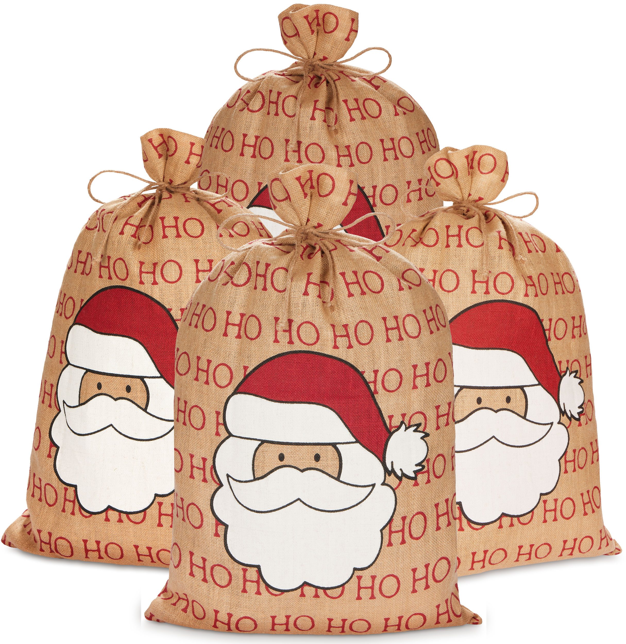Aufbewahrungstasche Weihnachtssack Santa - 80 cm Geschenksack für Weihnachten
