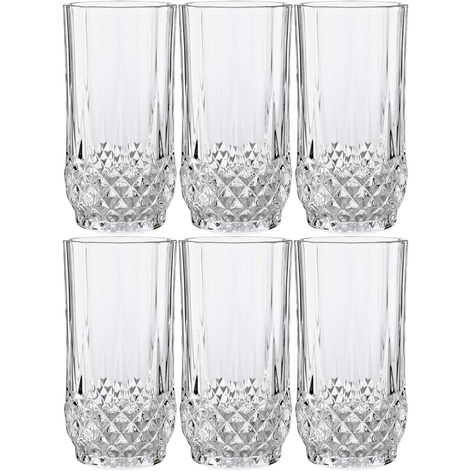 CRISTAL D´ARQUES Tasse Longdrinkglas Longchamp ECLAT 280 ml, Glas