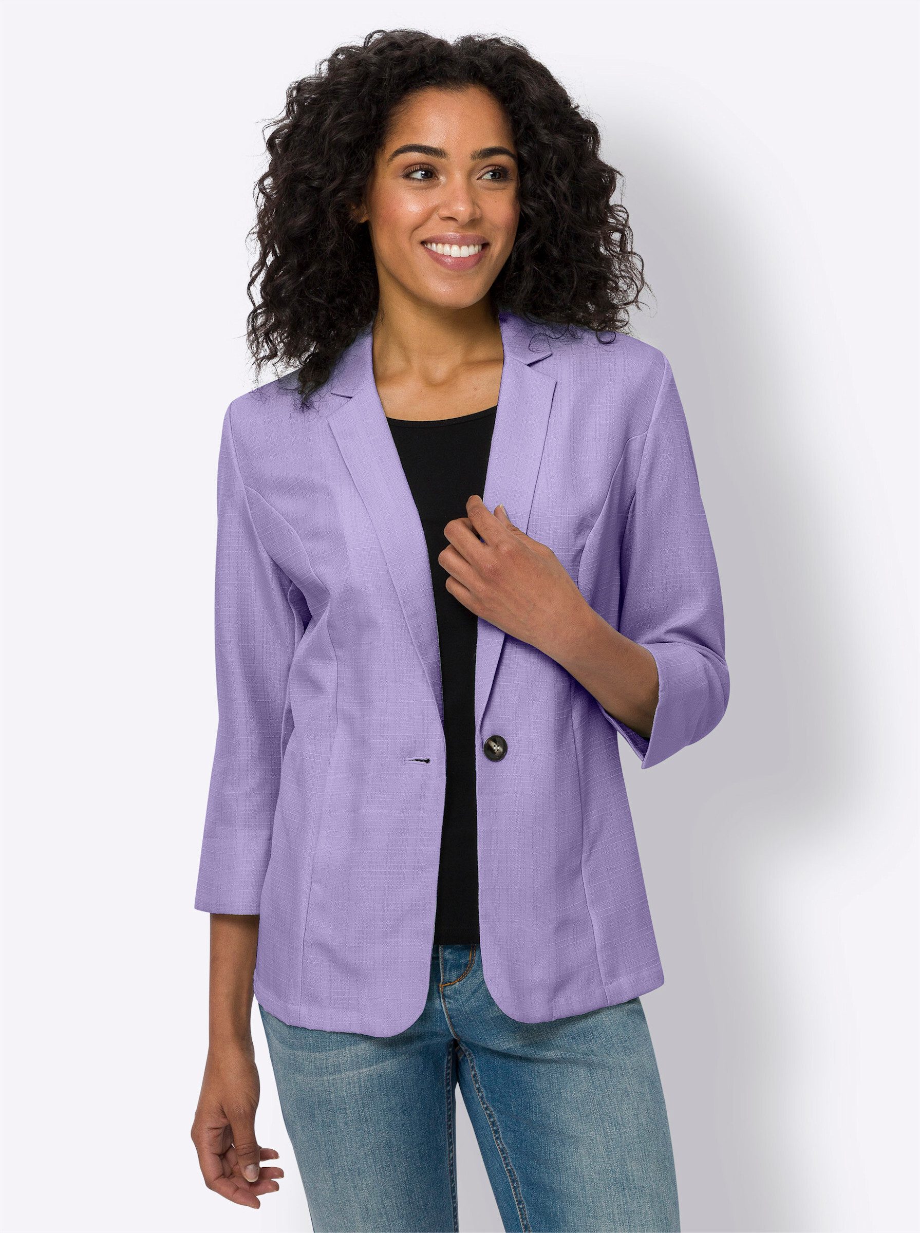 Sieh an! Blusenblazer Blazer 3/4-Arm