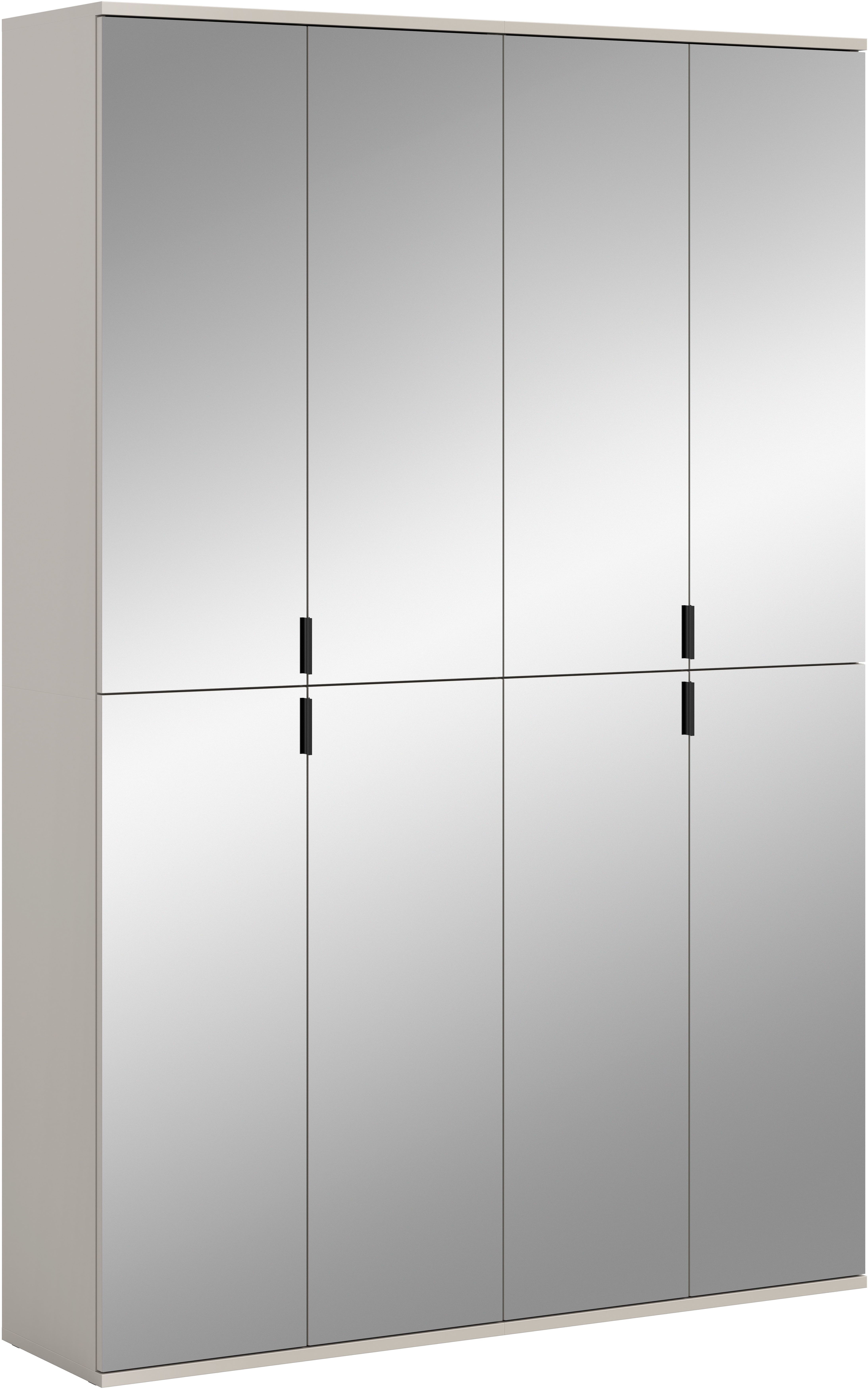 Home affaire Garderoben-Set TRONDHEIM, 2-teilig, Breite 122cm, individuell platzier- & erweiterbar, (Set, 2-St., bestehend aus: 2x Garderobenschrank breit), Garderobenschrank, Kleiderschrank, Schrankkombination, Garderobe