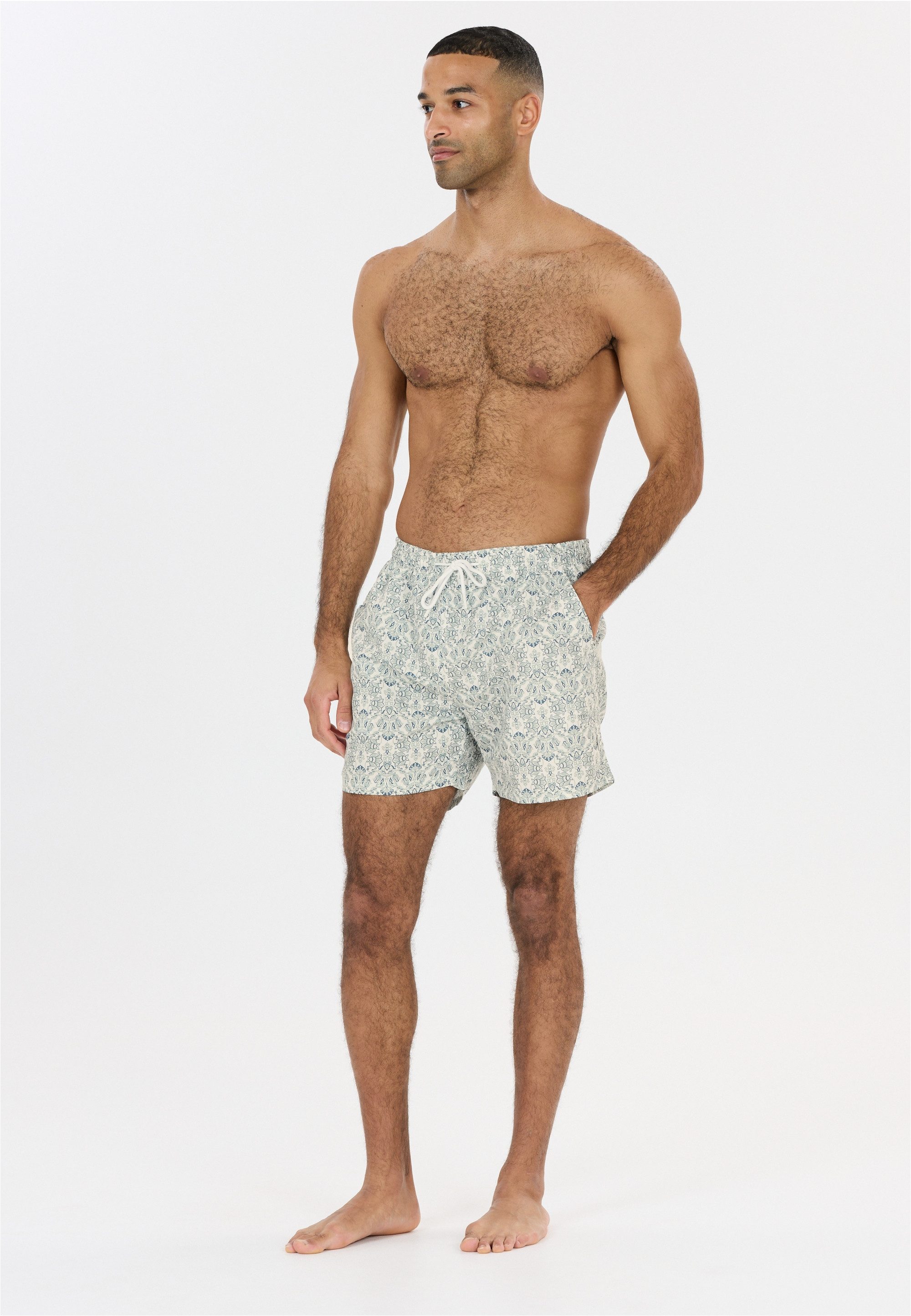 nou Badeshorts Justino (1-St) mit elastischem Bund und Kordelzug – Bild 3 von 5