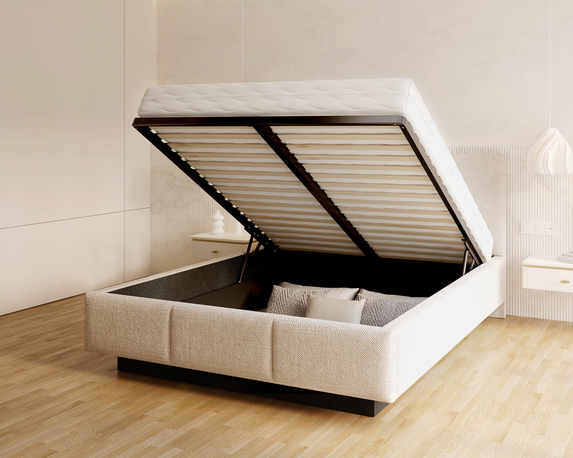 FDM Polsterbett 90x200, 120x200, 140x200, 160x200, günstig online kaufen