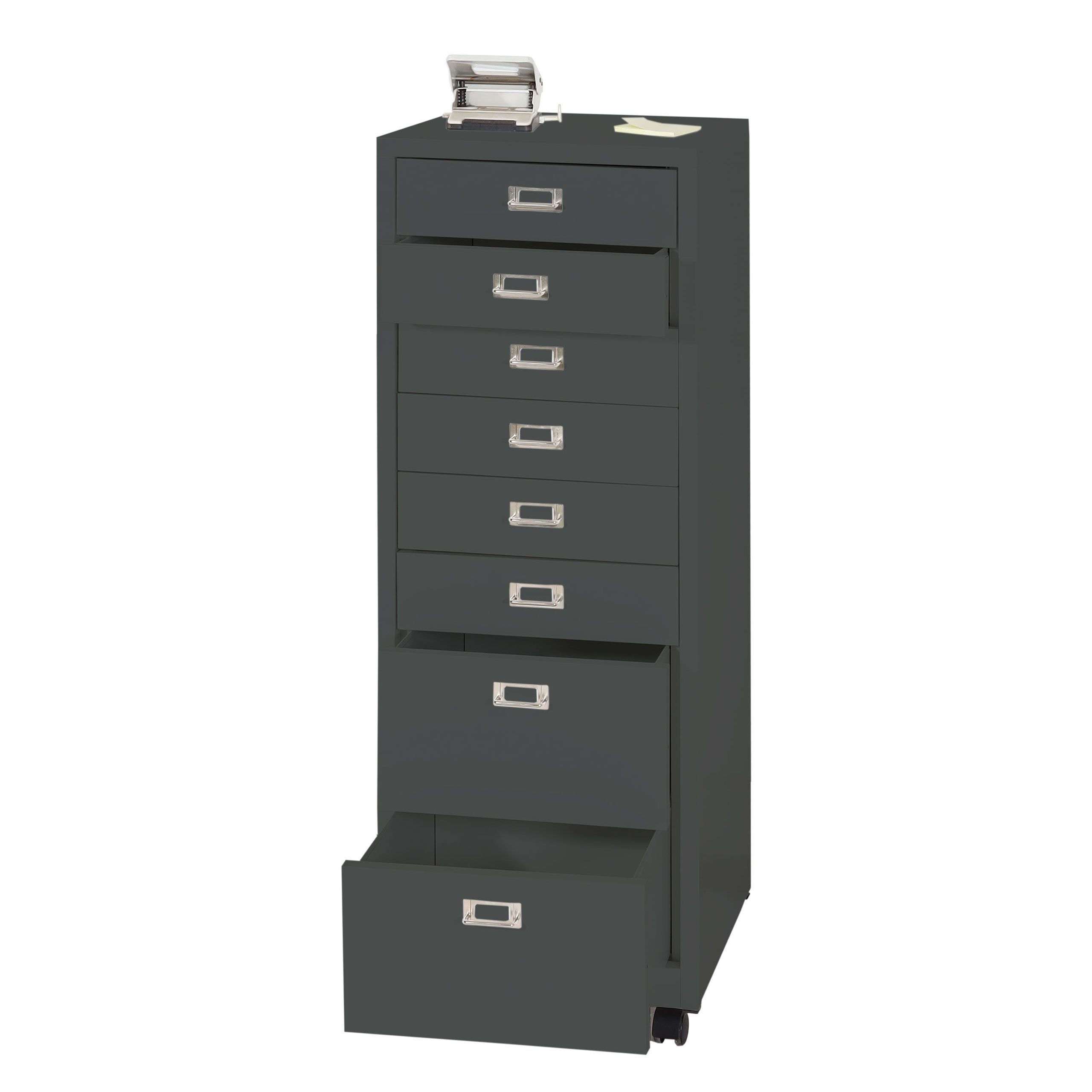 MCW Rollcontainer MCW-L49-8, (1 St), 8 geräumige Schubladen mit Haltegriffen