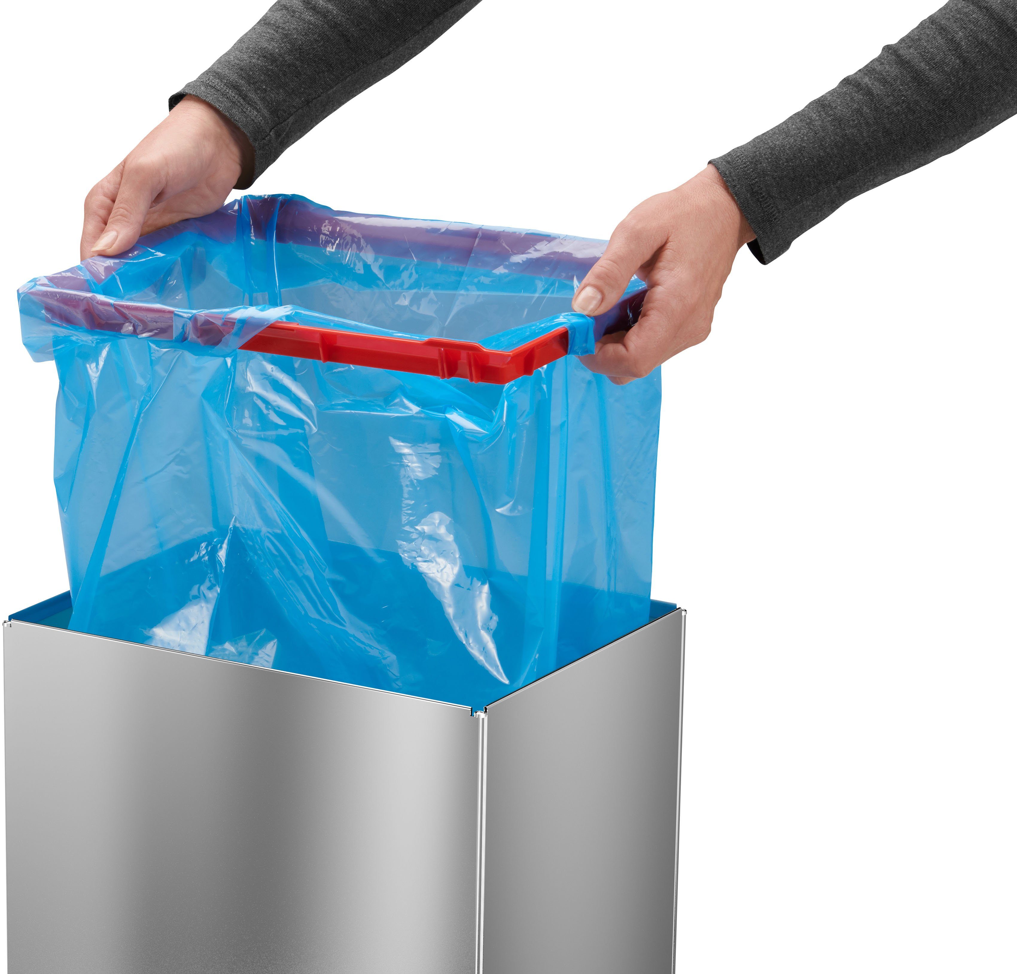 Hailo Abfalleimer "Big-Box Swing XL" 52 l, Edelstahl – Bild 4 von 5