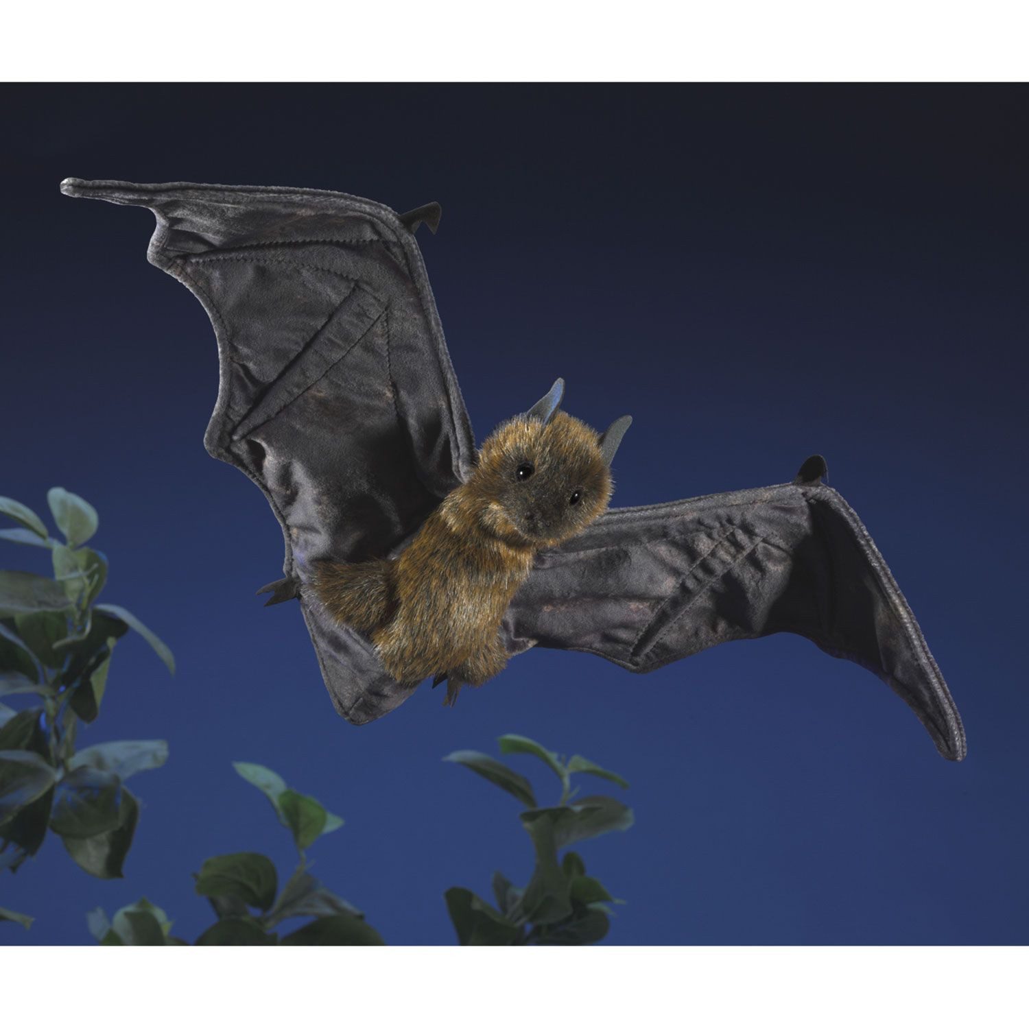 Folkmanis Handpuppen Handpuppe Folkmanis Handpuppe 51 cm Fledermaus Flughund 3191 (Packung)