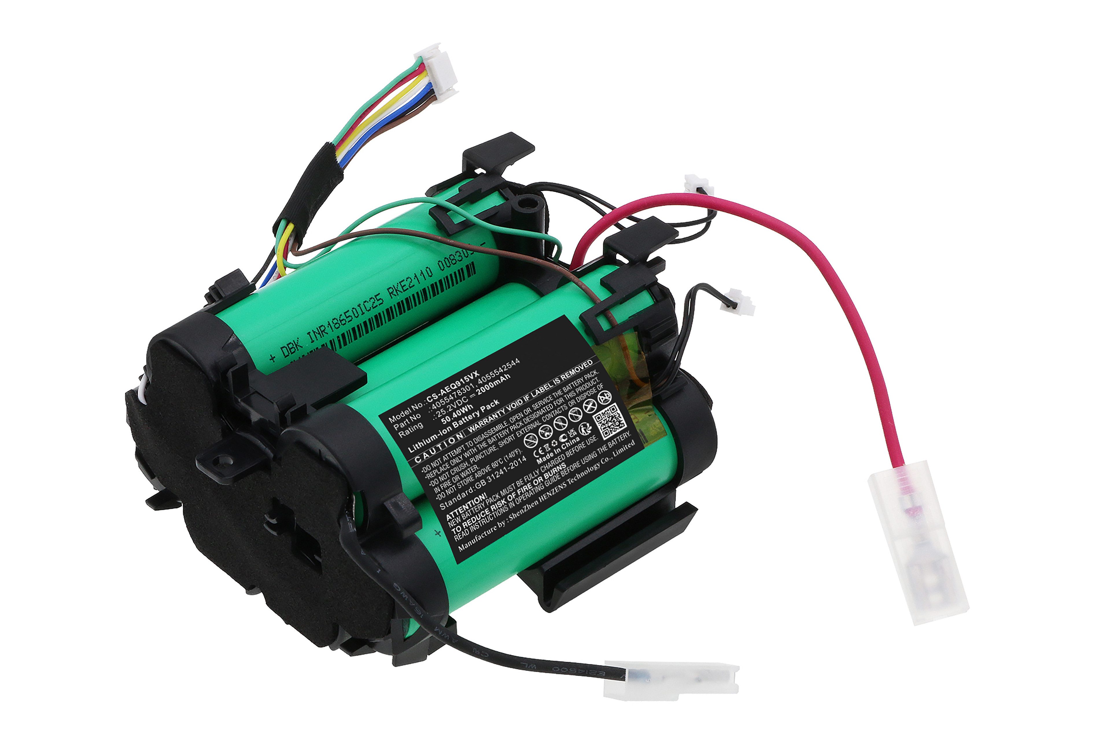 PowerSmart 4055478301 Staubsauger-Akku für Electrolux 4055542544, PQ 91-P50MB, PQ91-3BW, PQ91-3EM, PQ91-40GG, PQ91-50MB, PQ91-ALRGS, PQ91-ALRGY Li-ion 2000 mAh (25,2 V)