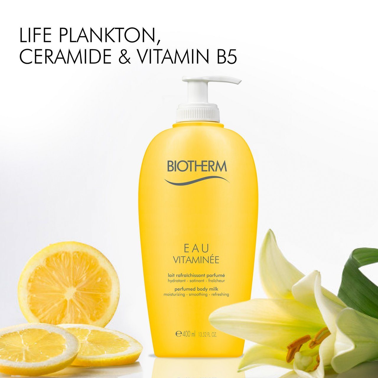 Body Milk 400ml Biotherm Bodylotion Eau Vitaminee 400 Ml Biotherm