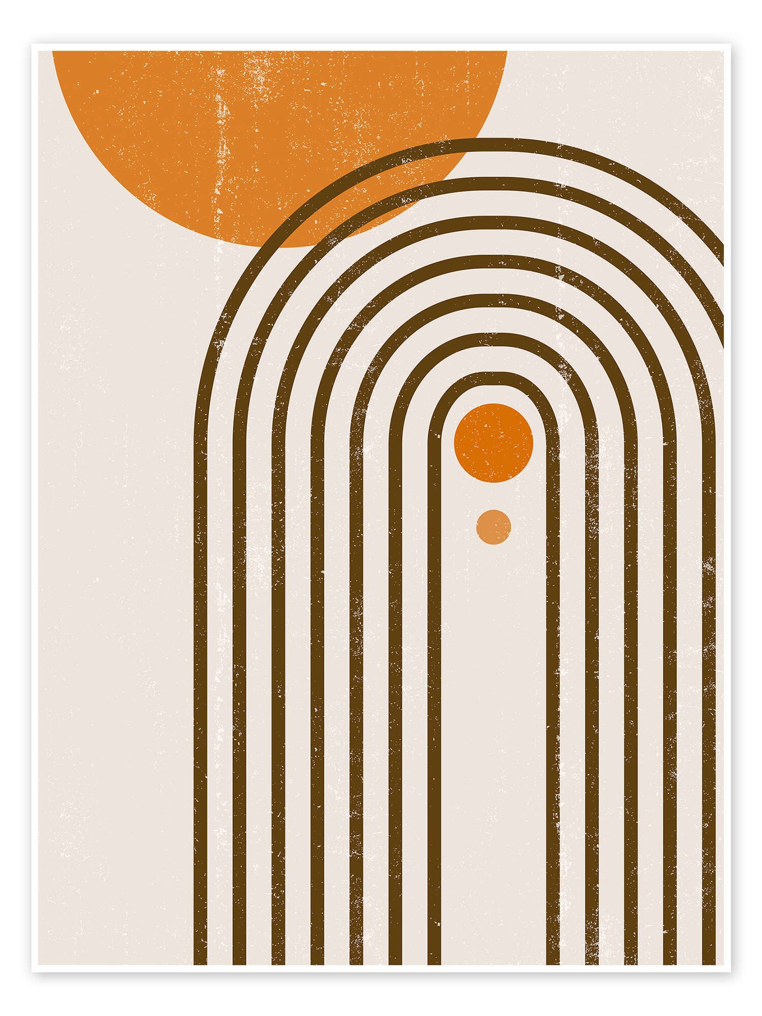 Posterlounge Wandbild Sonnenuntergang in den Arkaden, Olga Telnova, erhältlich als Poster, Leinwandbild, Wandsticker oder Acrylglasbild