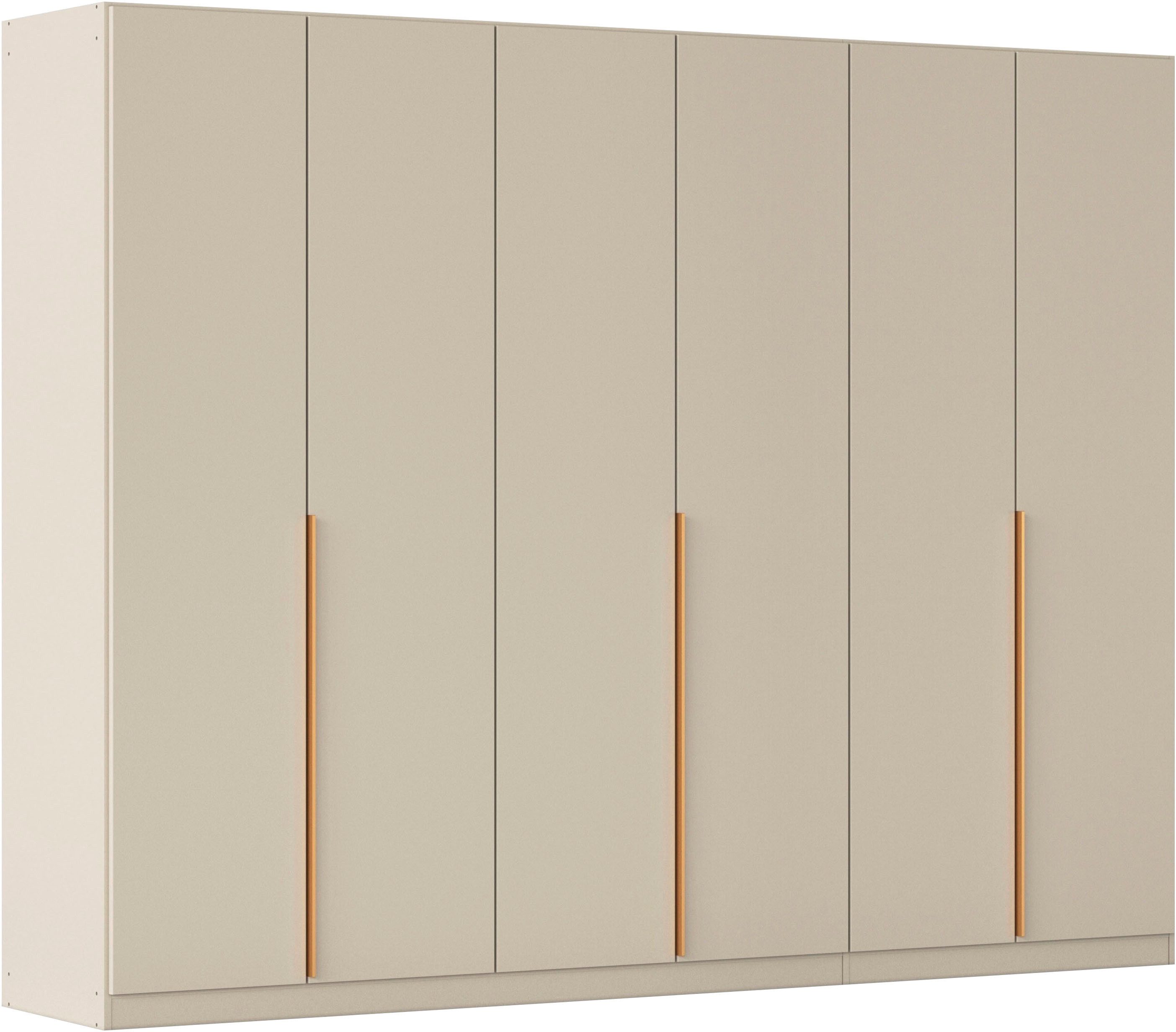 OTTO home Kleiderschrank Mehrzweckschrank Aktenschrank Möbel Mietswohnung Garderobe AGORDO (Breiten 91-405 cm, Griffe GOLD-Farben) durchdachte Innenausstattung kleine und große Räume MADE IN GERMANY