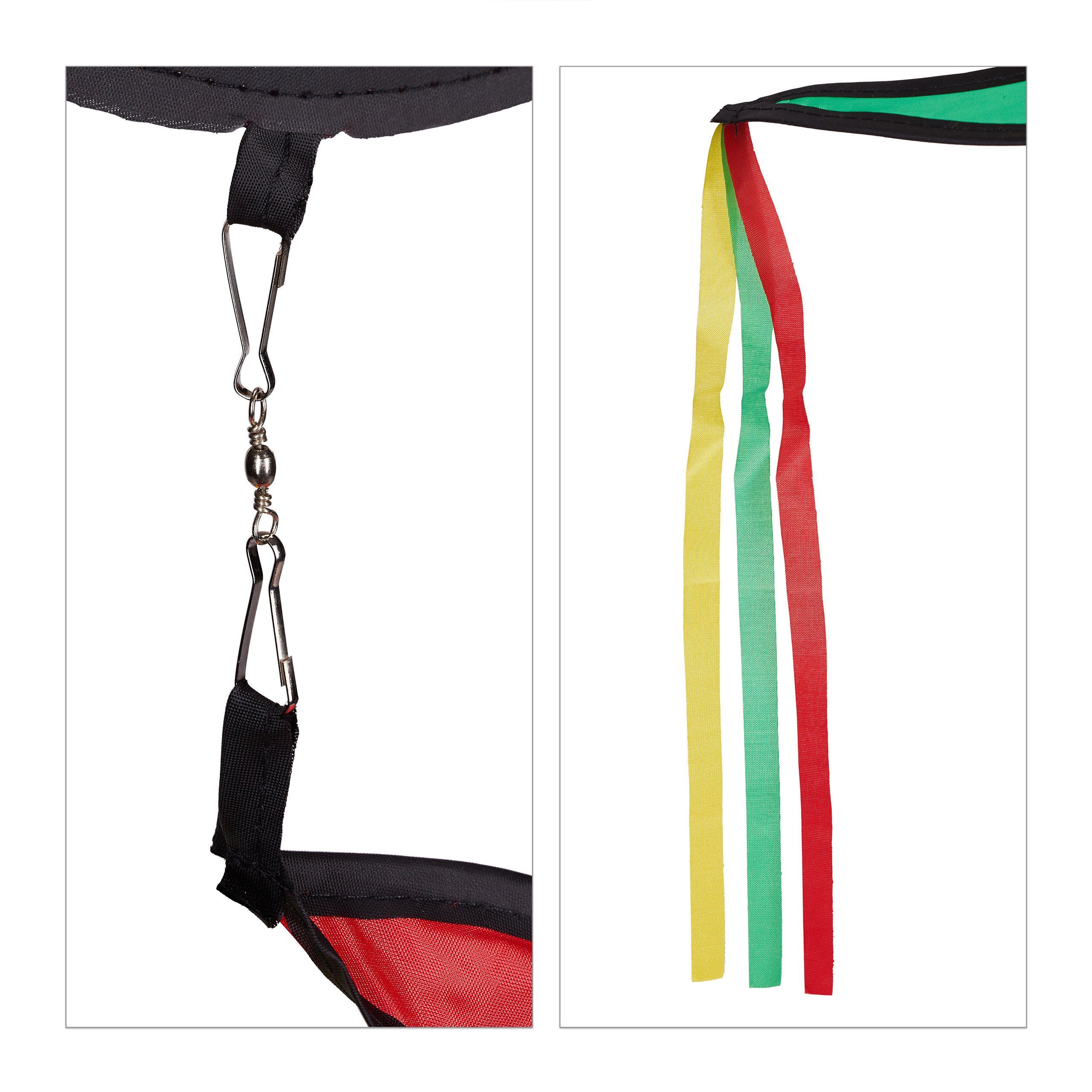 relaxdays Windspiel Spirale "Tiermotive" 3er Set