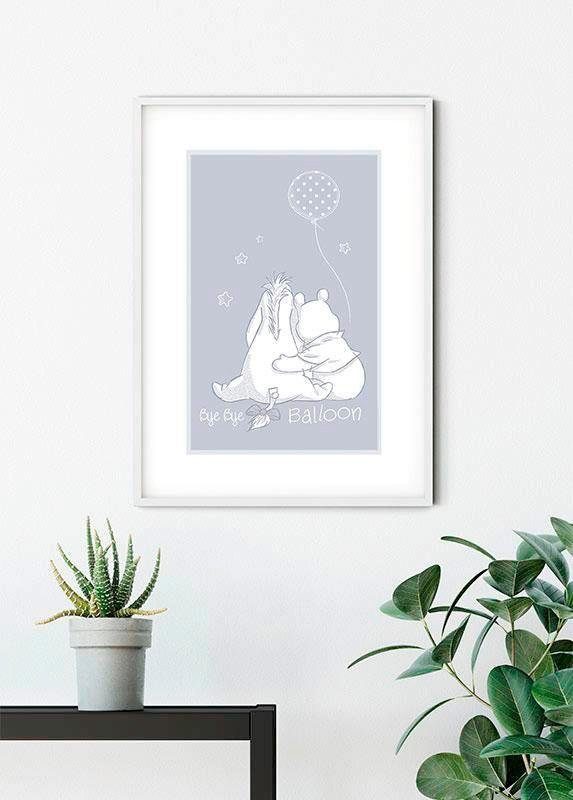 Komar Poster Winnie Pooh Bye Bye Balloon, Disney (1 St), Kinderzimmer,  Schlafzimmer, Wohnzimmer