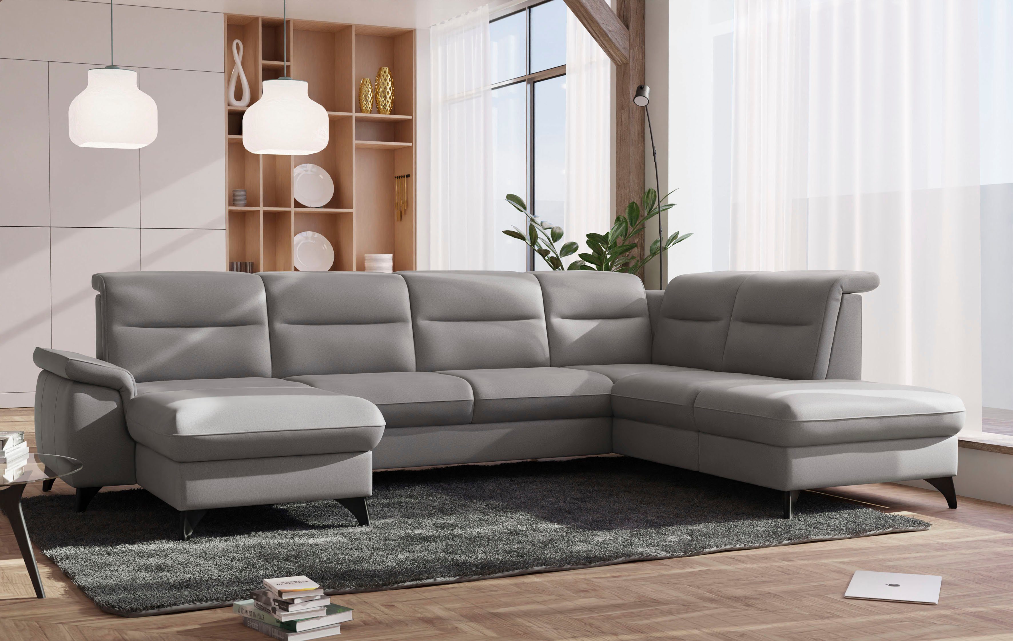 sit&more Wohnlandschaft Astoria U-Form, wahlweise mit motorischer Relaxfunktion