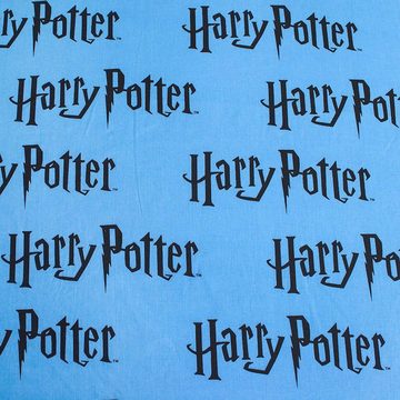 Bettlaken Harry Potter Kinderbettlaken blau, Baumwolllaken 90x200cm, Sarcia.eu