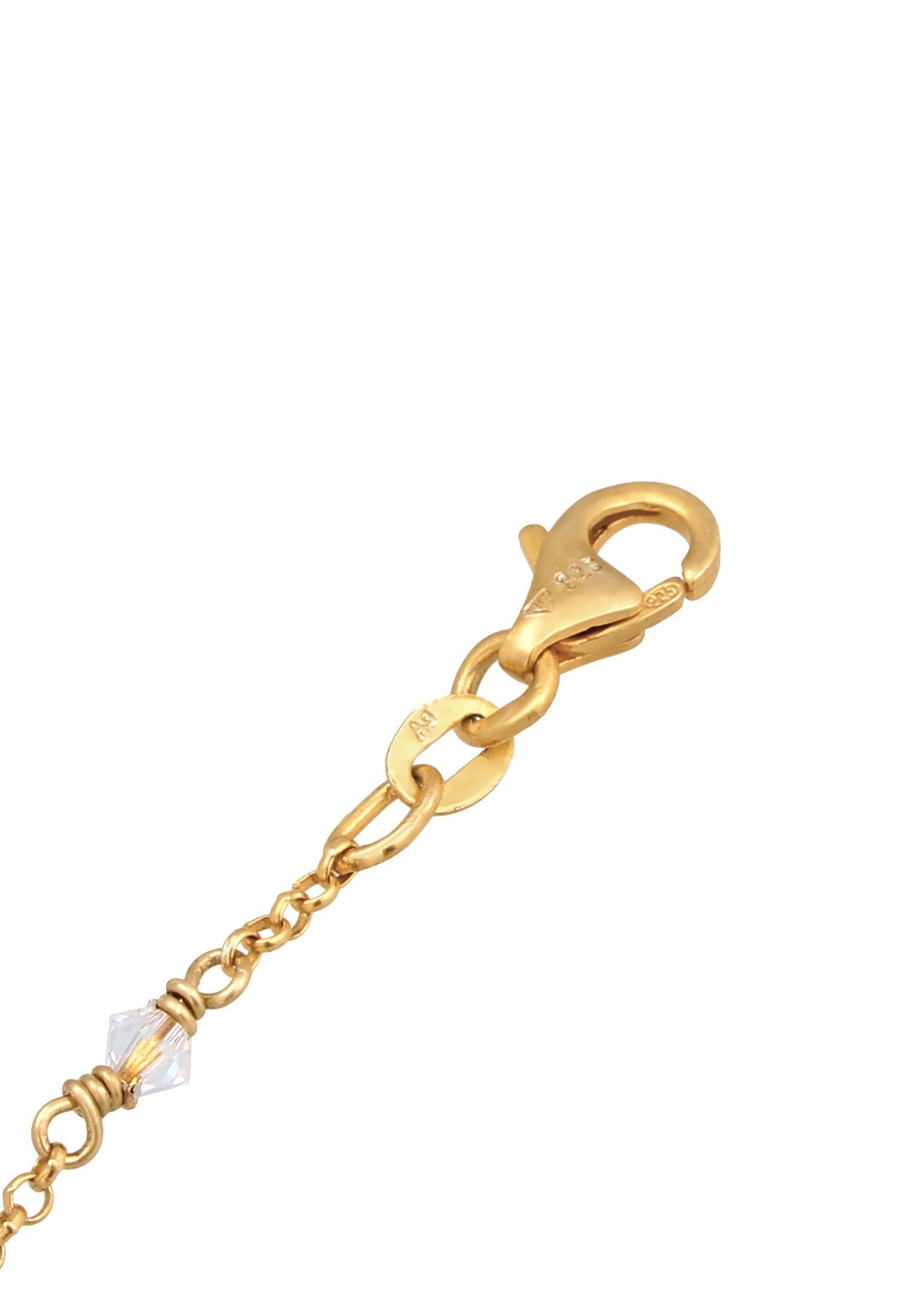Silber Gold Armband Elli Elegant Kristalle Klassiker 925