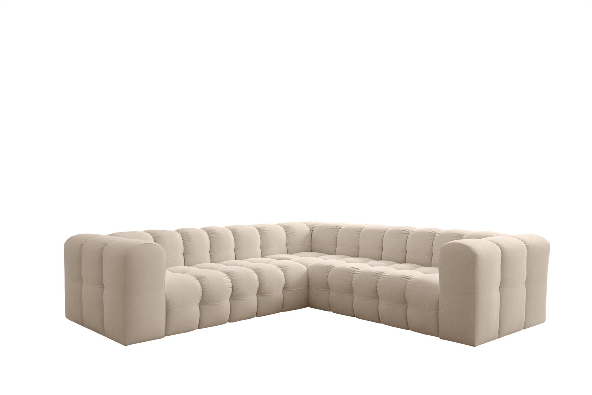 Fun Möbel Ecksofa Designersofa SOLVIE XS Universal (270cm), Stoff Moly oder günstig online kaufen