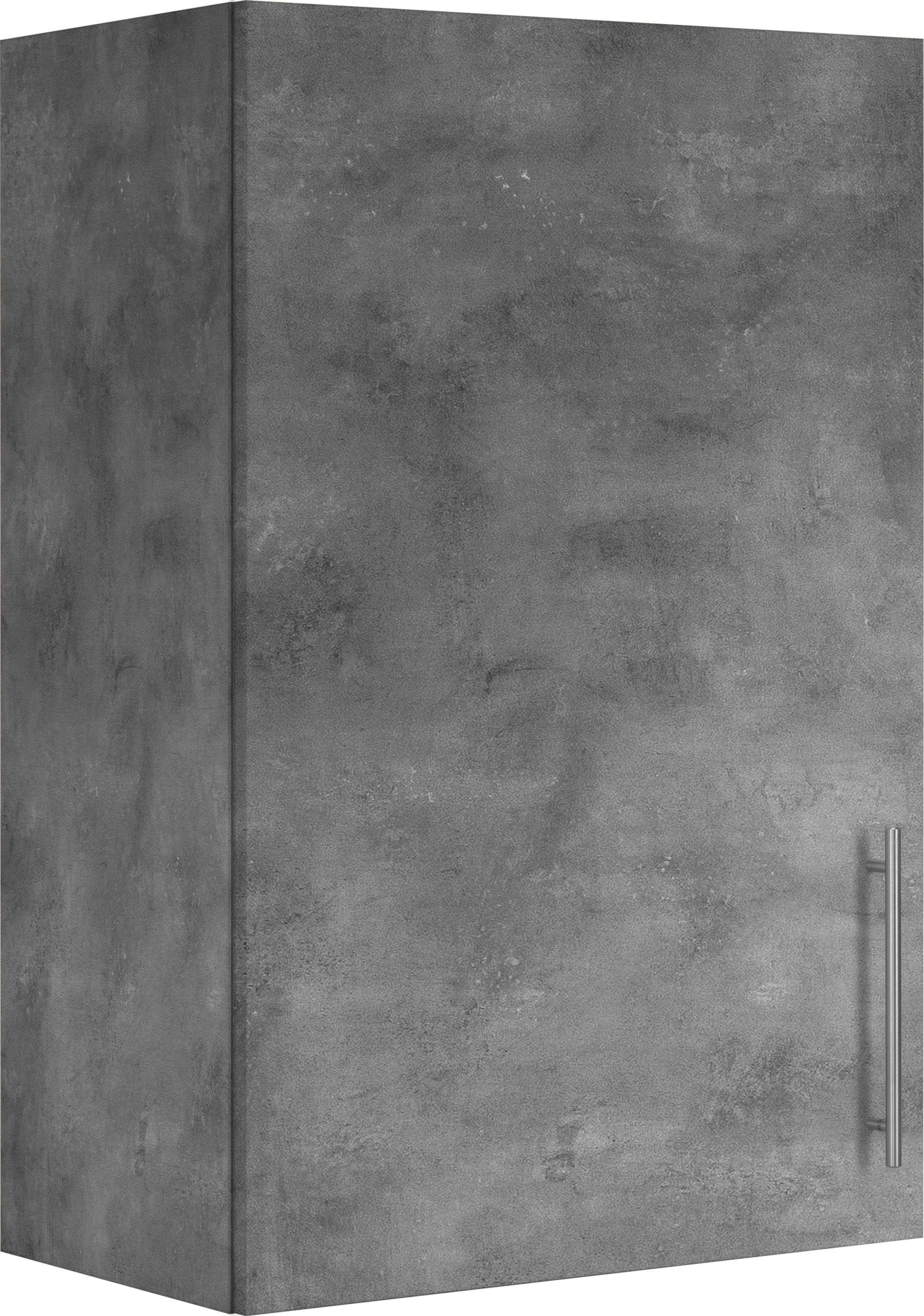 Betonfarben Küchen und Korpus: Betonfarben 60 cm cm 90 Cali Hängeschrank hoch breit, | wiho Front